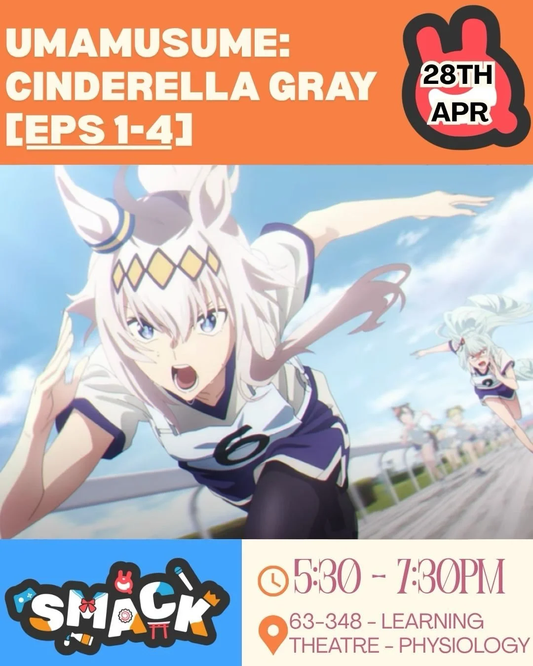 Here&rsquo;s a preview of our upcoming events for the next two weeks! 

Our Cinderella Gray screening has started! Remember we&rsquo;re in a different room tonight, so head down to 63-348 Learning Theatre - Physiology. 

This Saturday we have our col