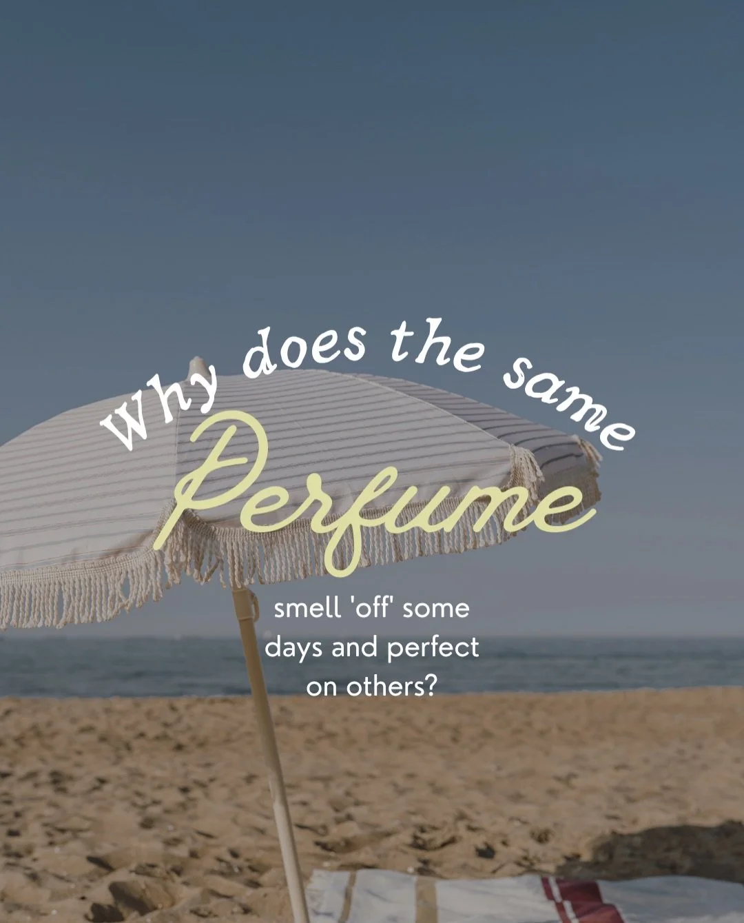 Why does scent preference even shift like this?

Mood, energy, and how &lsquo;social&rsquo; you feel naturally change throughout the month for most women &mdash; and scent is deeply tied to mood. So it makes sense that what smells &lsquo;right&rsquo;