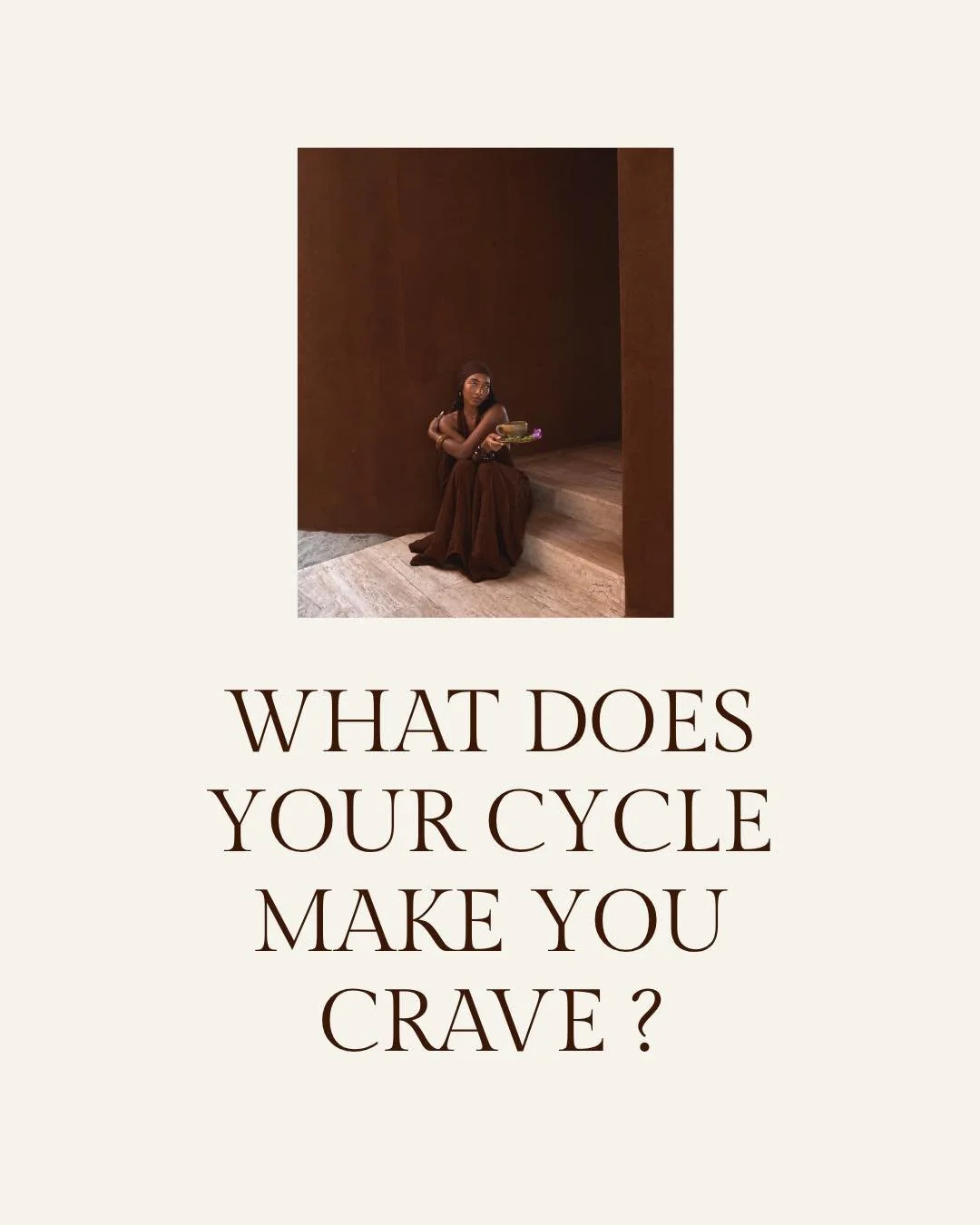 Sometimes you crave sweetness, sometimes something savoury, and other times simply a little stillness &amp; warmth. 🤎 

#stillness #womenofcolor #womenwellness #cleanbeauty #menstruation #finefragrance