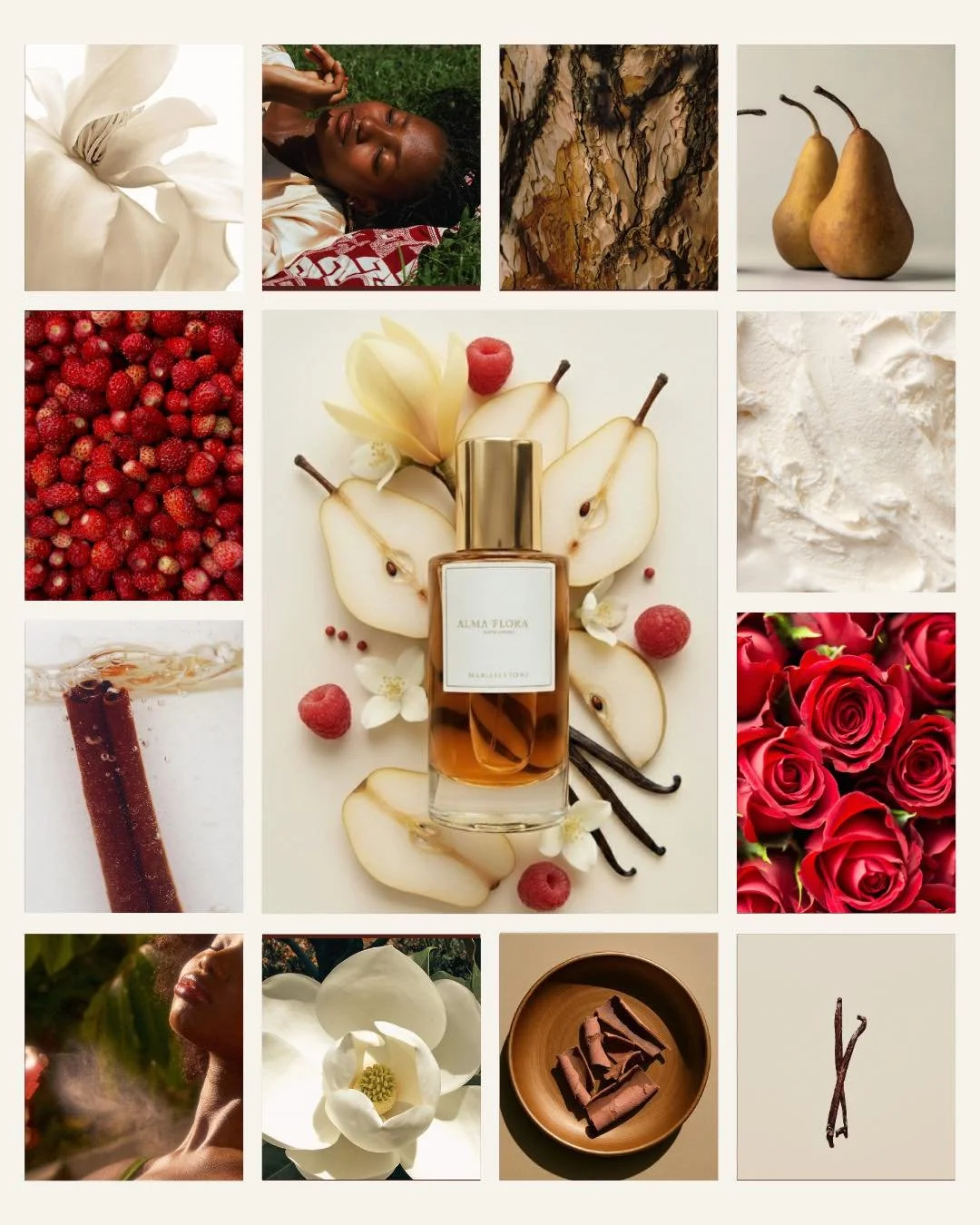 The essence of Alma flora, brought to life. ✨🤎

#finefragrance #womeninwellness #womenofcolour #beautywithpurpose #elegantperfume #femininefragrance #womenhormones