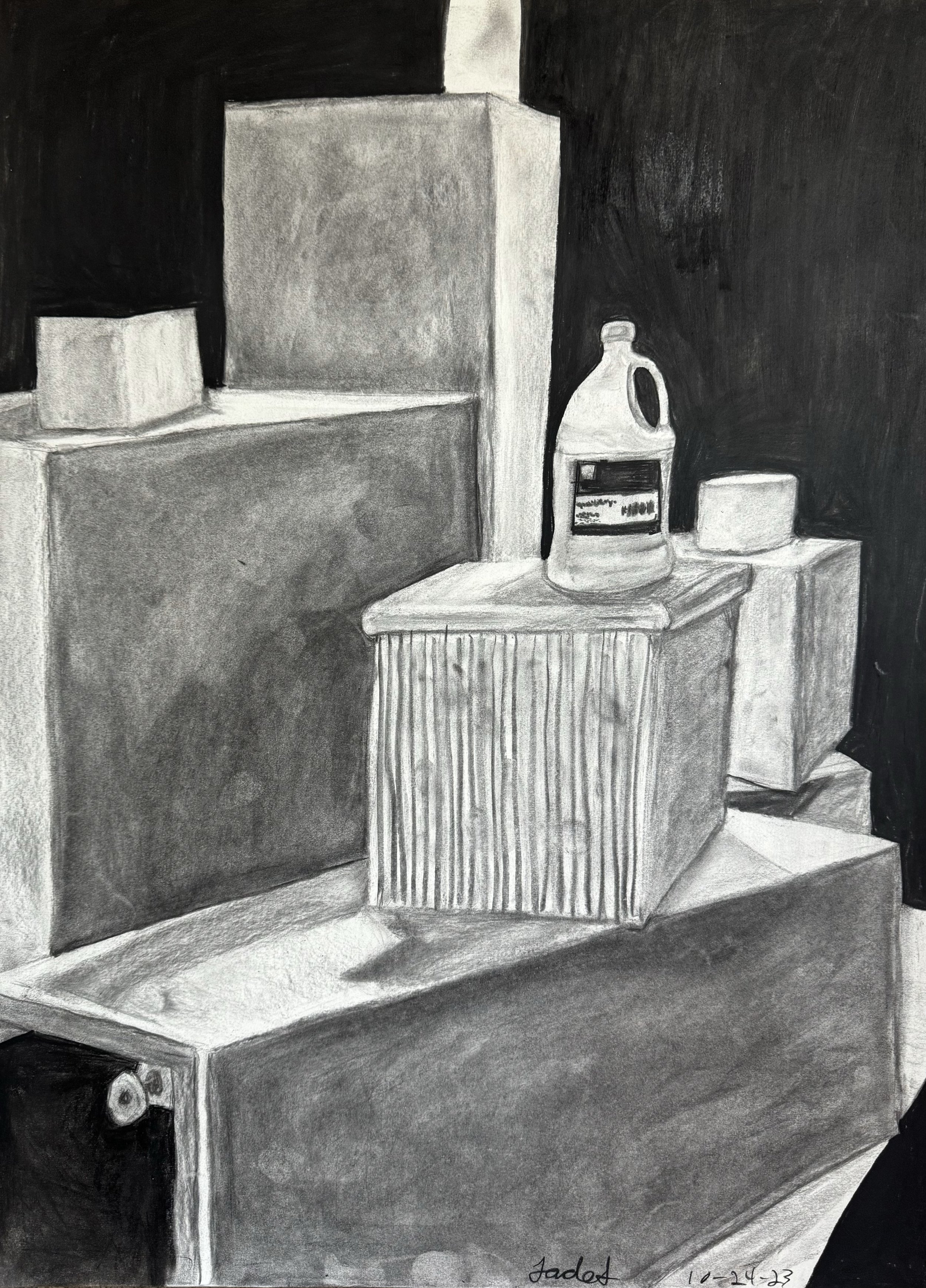 Studio Still Life - Charcoal