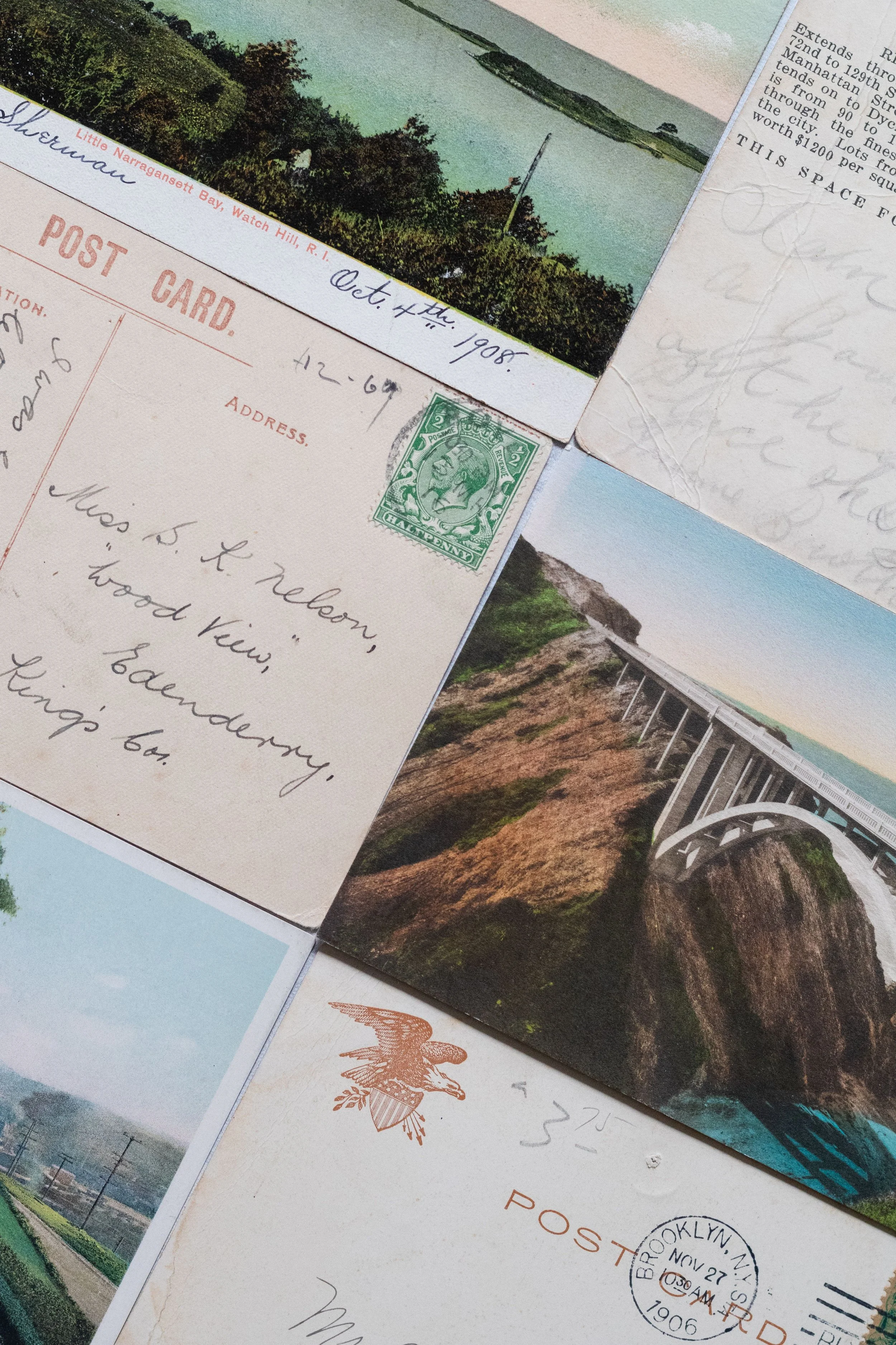 Stamped full-bleed custom postcards printed in glossy and matte finish Grand Junction CO.