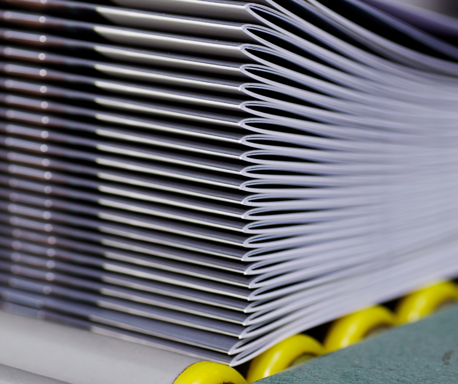 Saddle-stitched booklet with durable staple binding printed in Grand Junction CO.