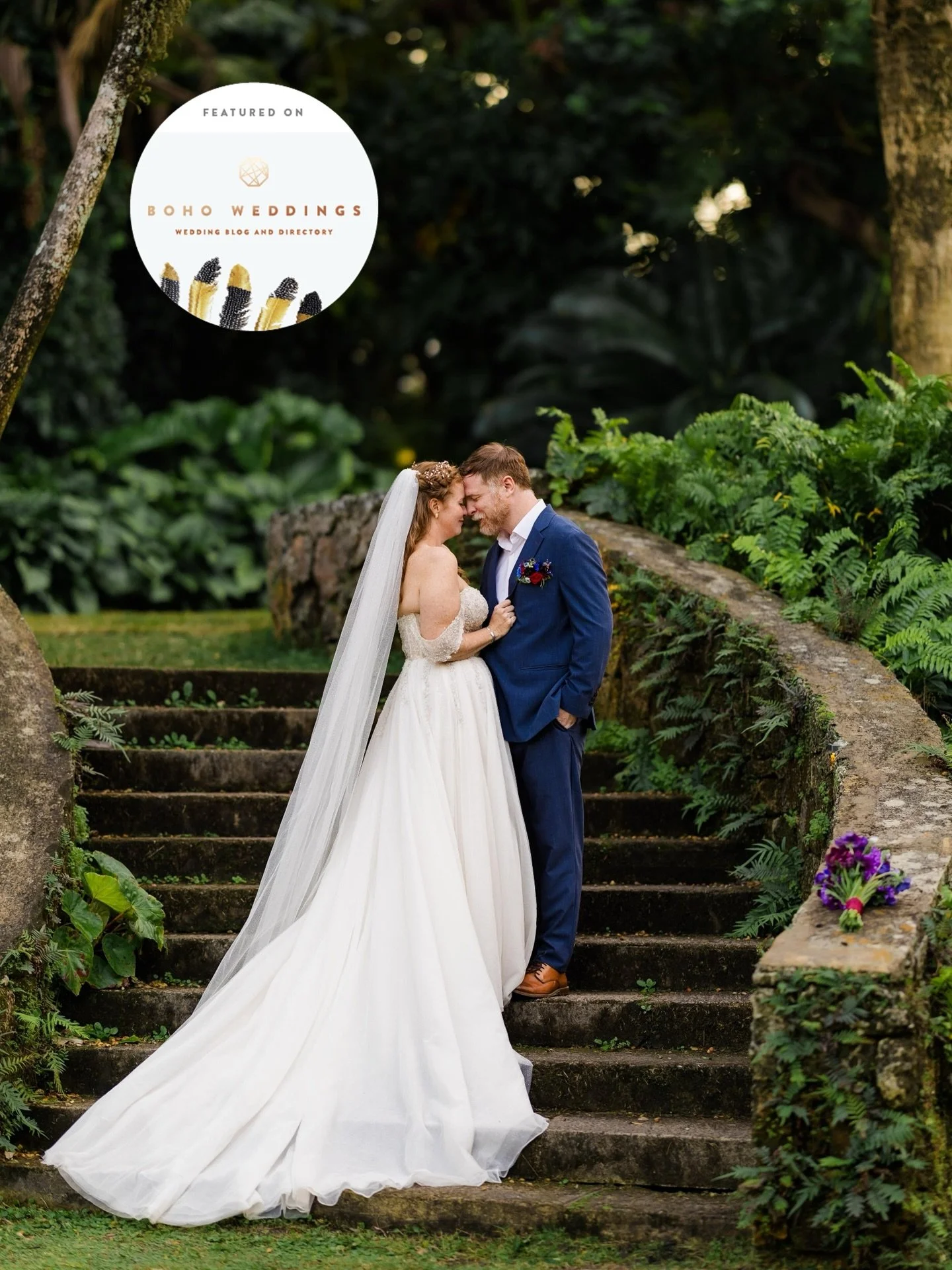 We&rsquo;re over the moon to share that our whimsy, jewel‑toned, Florida garden wedding at Fairchild Tropical Botanic Garden has been featured on Boho Weddings!
 
Thank you to the couple and to every vendor who poured heart into this day. Head to the