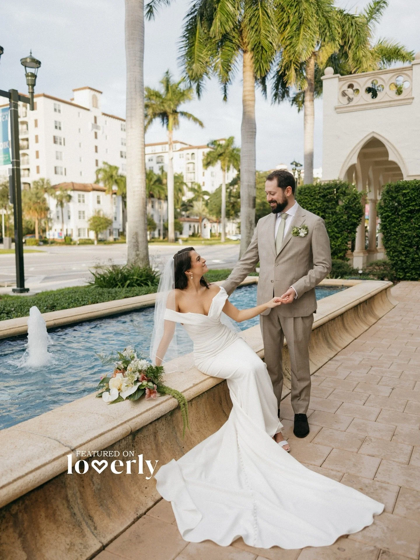 Boca Raton Elegance With a Modern Romantic Spirit: Under the architectural grandeur of century-old banyan trees, Jordan and Miles&rsquo; wedding at The Addison emerged as a masterclass in quiet, sun-drenched sophistication. Orchestrated with seamless