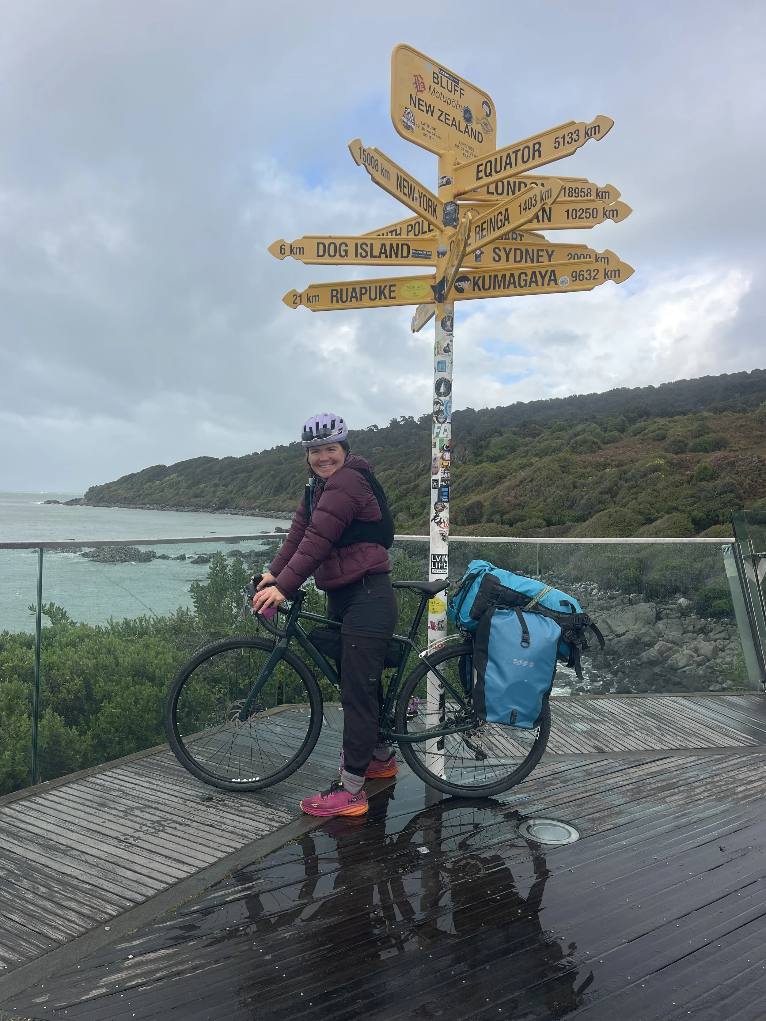 Biking across the South Island of New Zealand 