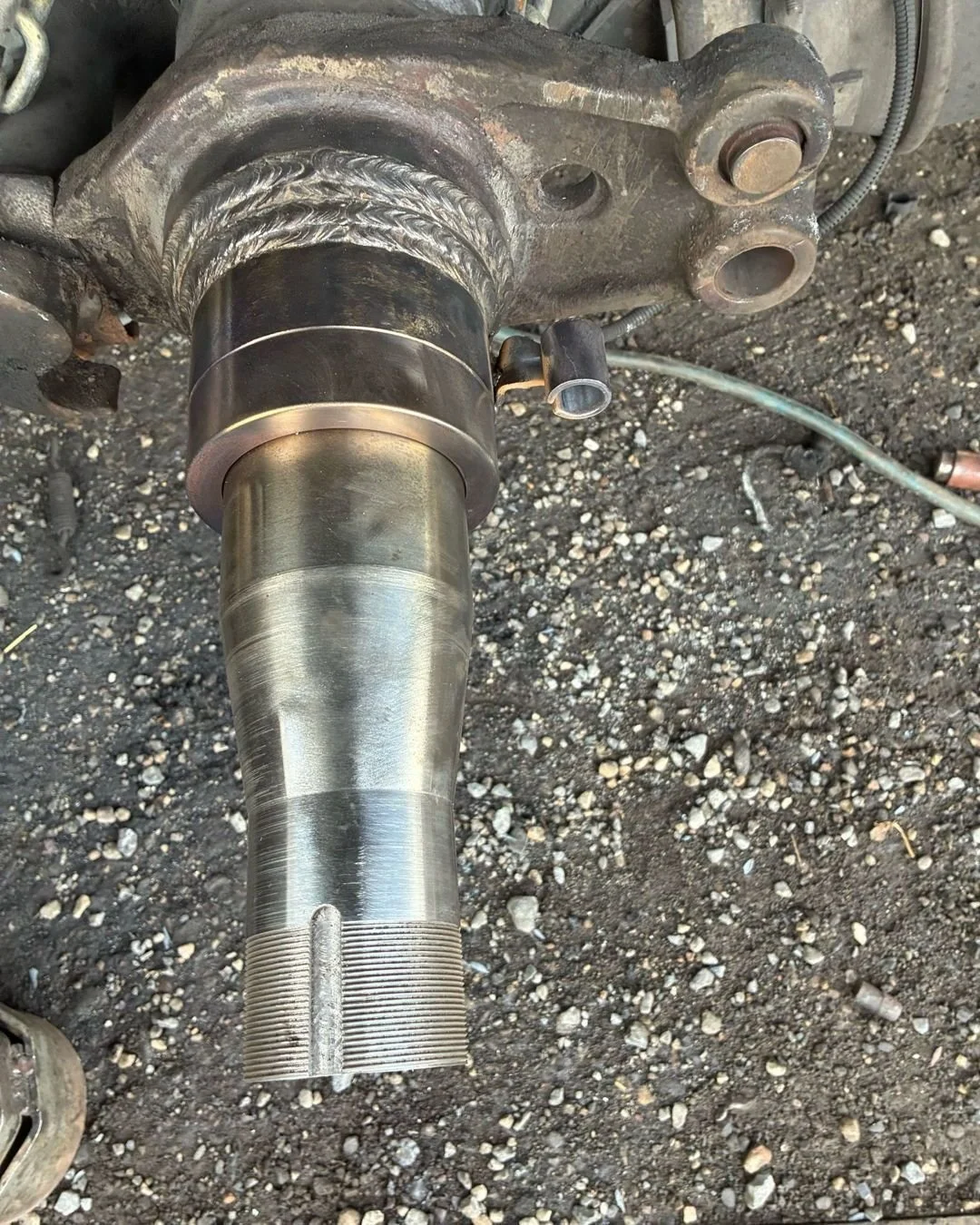 Worst spindle I've seen yet!! Thank you Heavy Duty Diesel in Fairfield, VA. Always great people to work with!