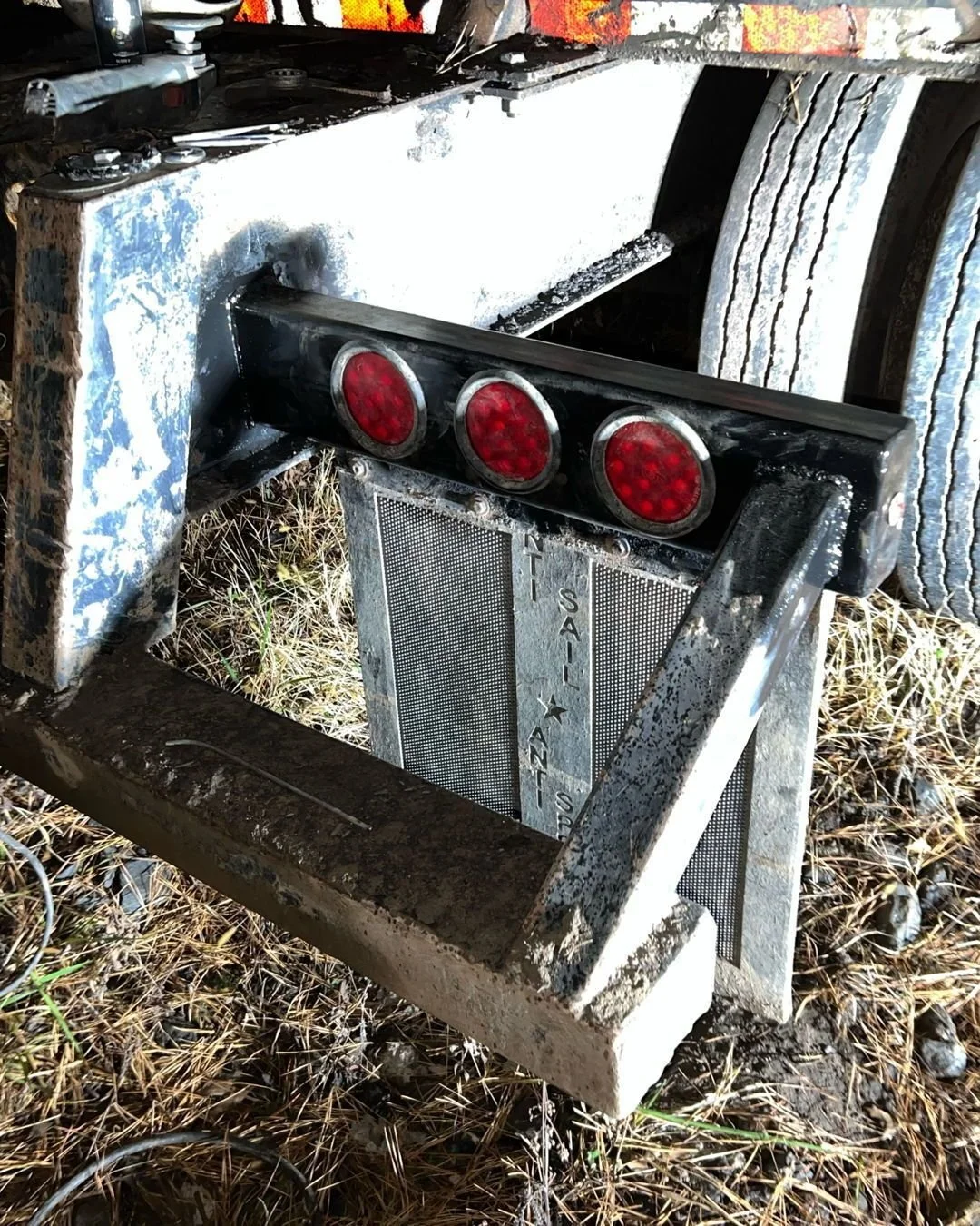 Another log trailer light bar replacement. Call for quote - 716-698-0213! Don't forget - We can do it after hours to keep you rolling.  Do it once, do it right - Miracle Welding.