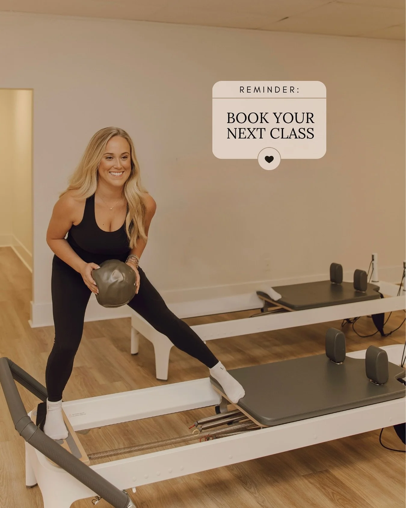 Saved a reformer just for you 🤍 

Get started before the New Year and come see us this week! Book in the App!