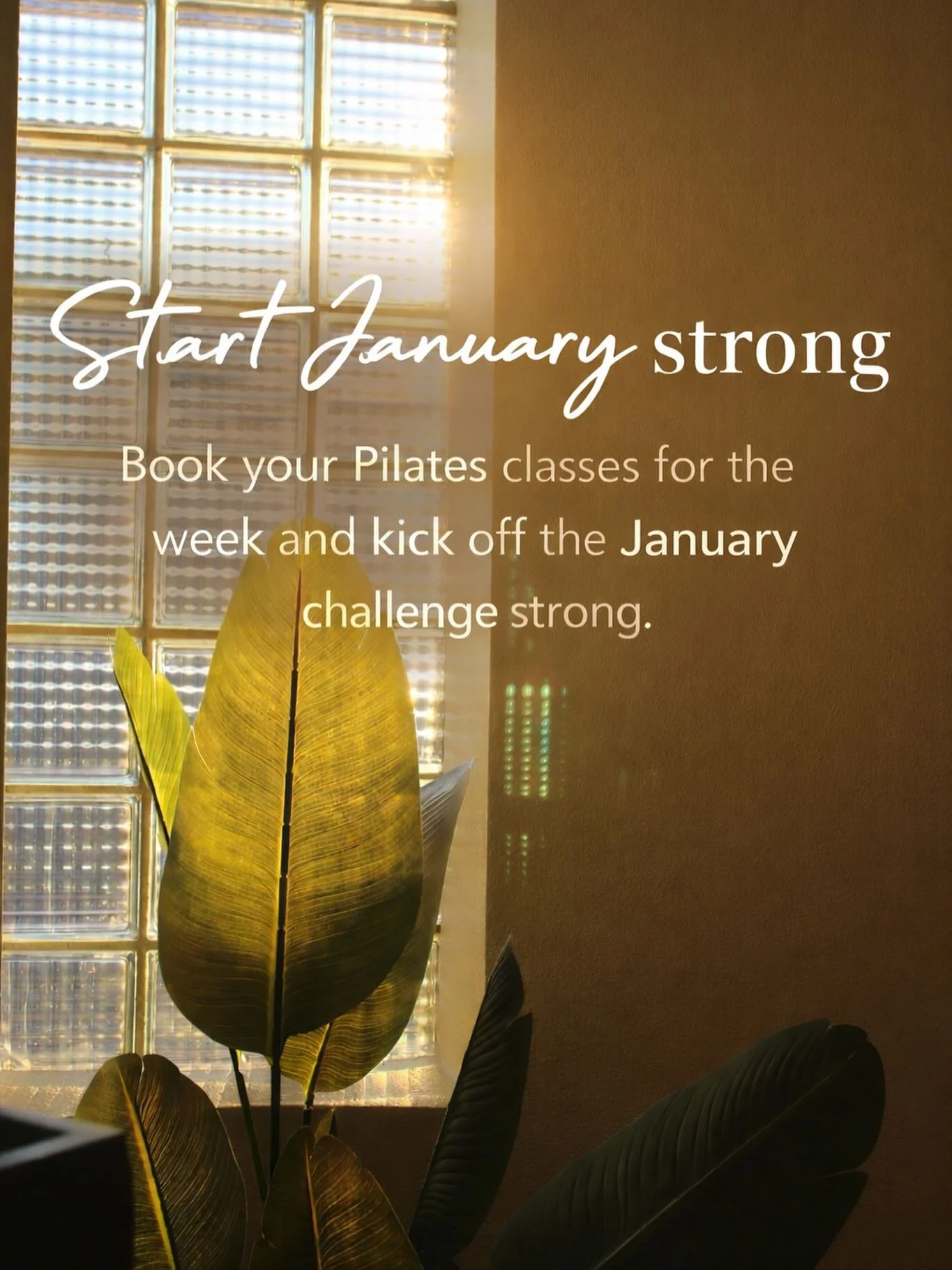 Haven&rsquo;t entered the challenge yet? There&rsquo;s still time! 🙌🏻 

New month. New goals. Same strong YOU!
Our new schedule drops today at 1pm! Book your Pilates classes and kick off the January challenge with intention, strength, and momentum.