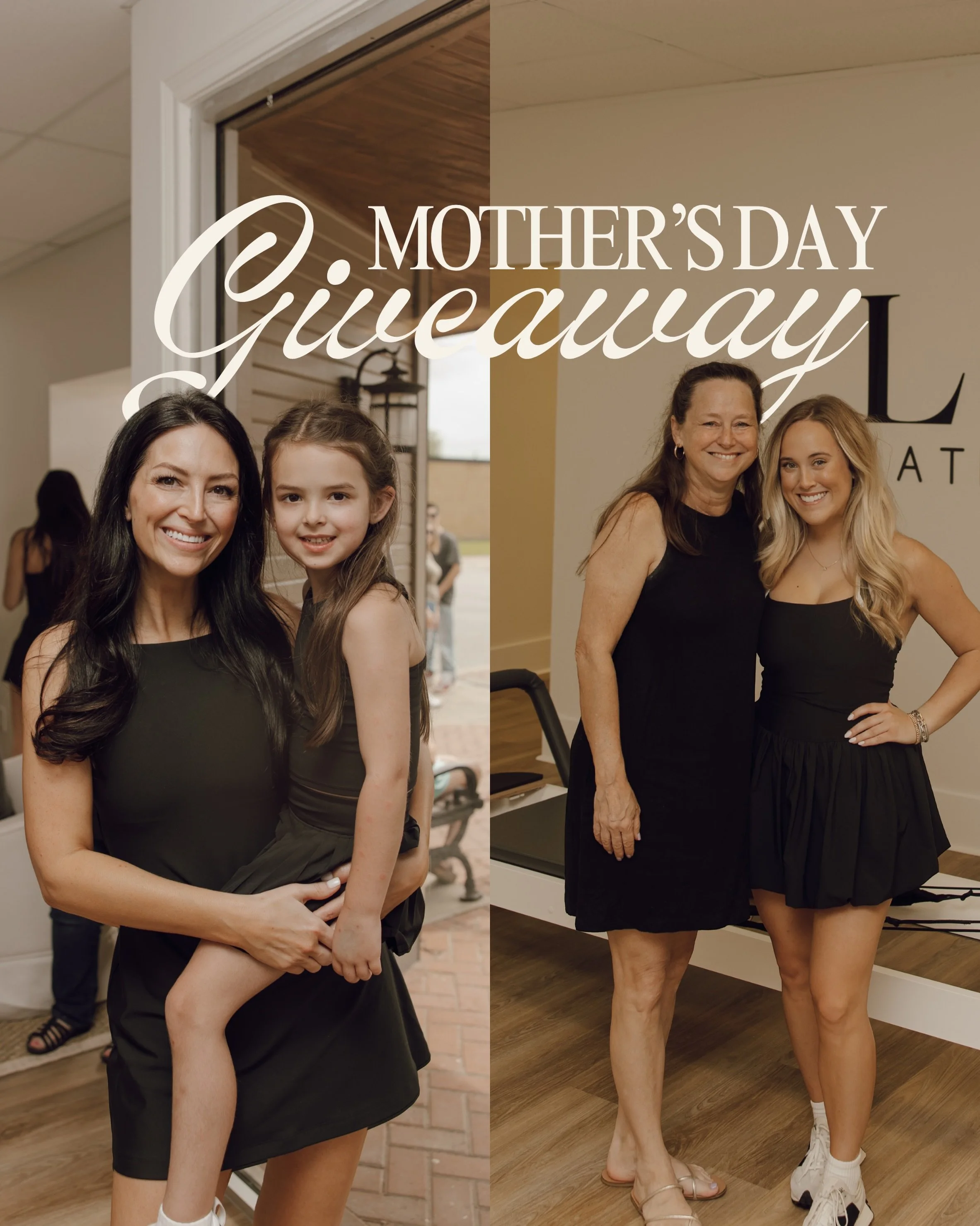 MOTHER&rsquo;S DAY GIVEAWAY 

We&rsquo;re celebrating the amazing moms in our LEI community with a chance to win a FREE Pilates class

✨ How to enter:
Instagram:
&bull; Follow @LEIPilatesStudio
&bull; Like this post
&bull; Tag your mom (or someone wh