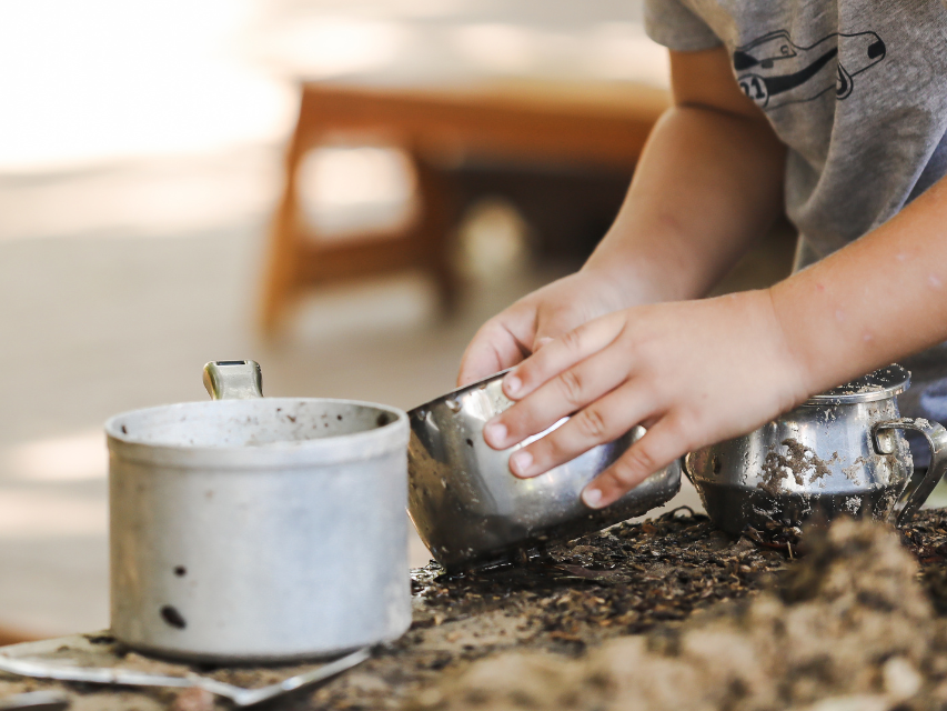 How to Build a Mud Kitchen for Your Toddler