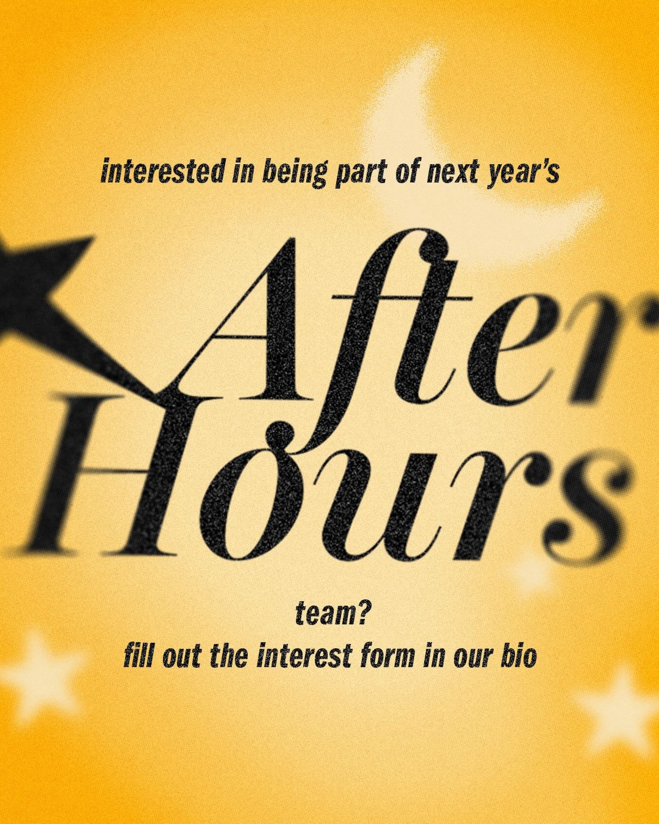 ⭐️Hello After Hours⭐️ 

We are excited to announce we are now looking for new members of our executive team for next year! 

After Hours is the University of Oregon&rsquo;s student-run advertising club, built for those who want to explore advertising