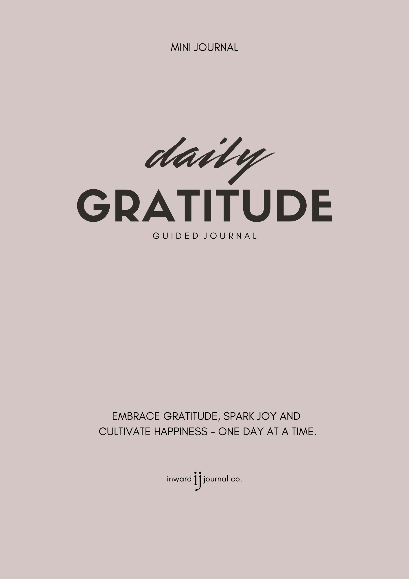Daily Gratitude - Mini Guided Journal Digital Download