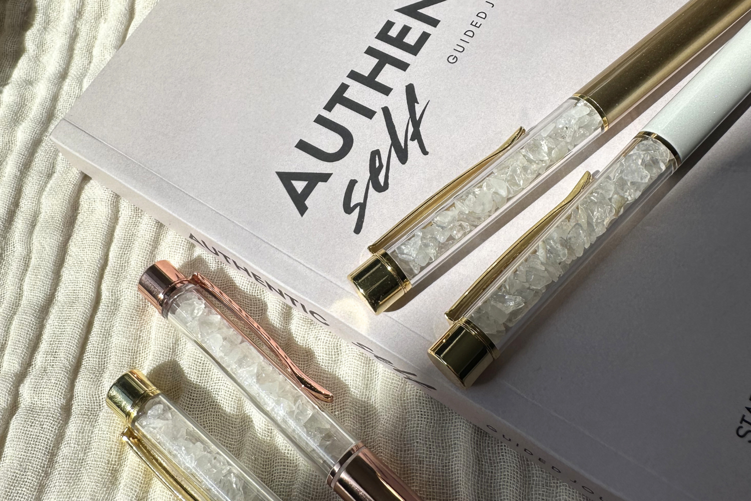 Clarity & Focus Crystal Intention Pen - Clear Quartz