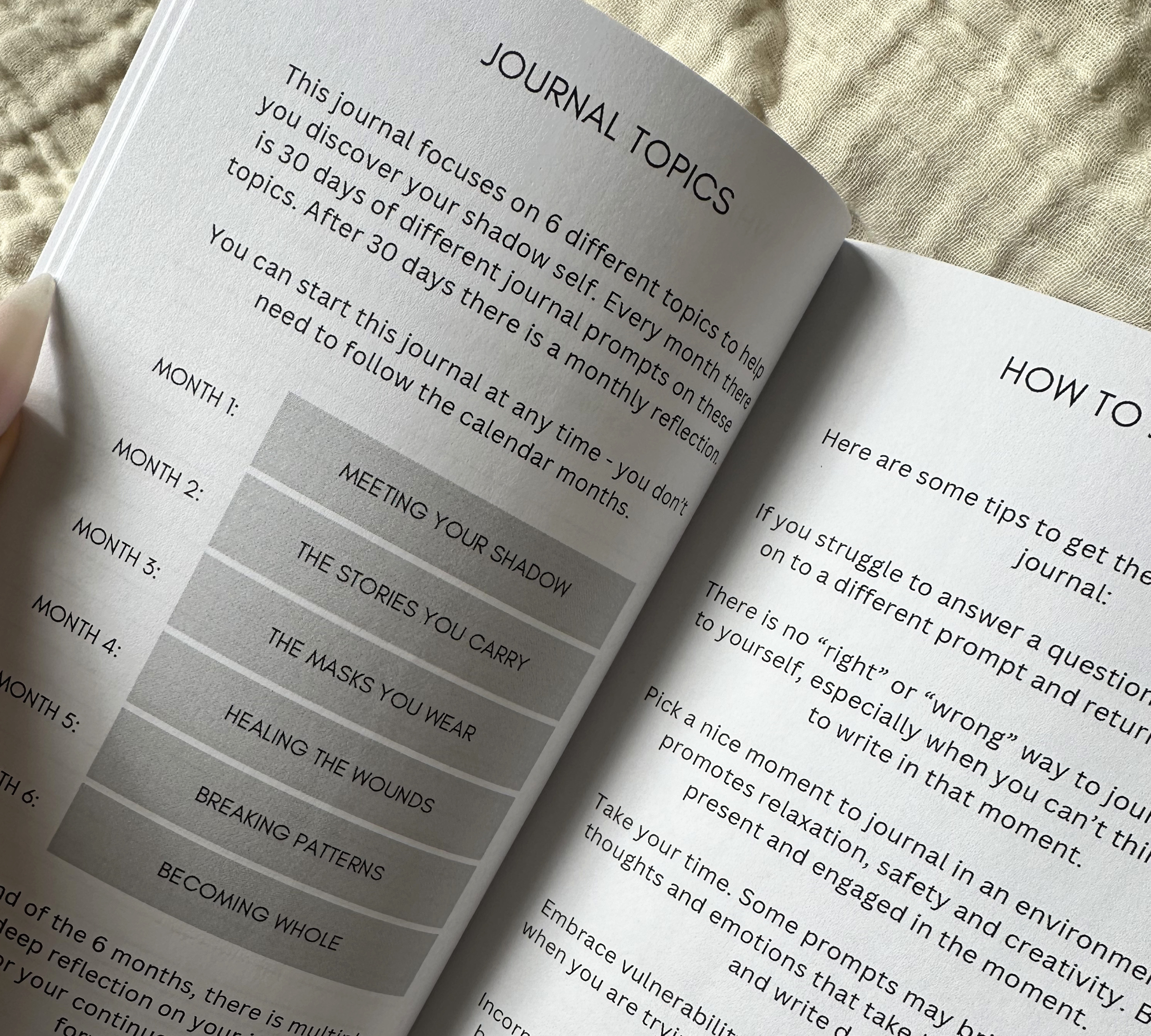 shadow work journal prompts