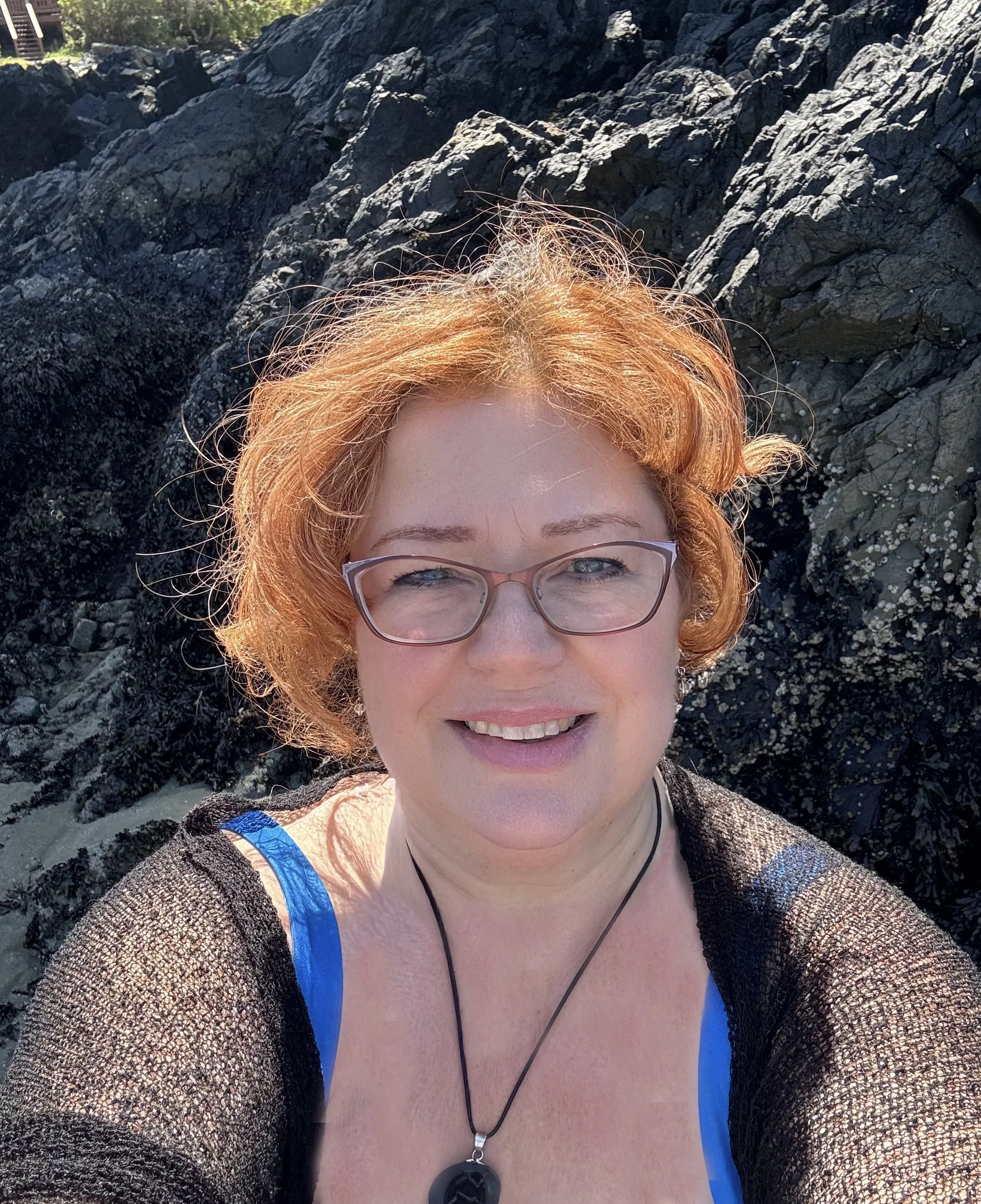 Maureen Becker smiling Tofino BC