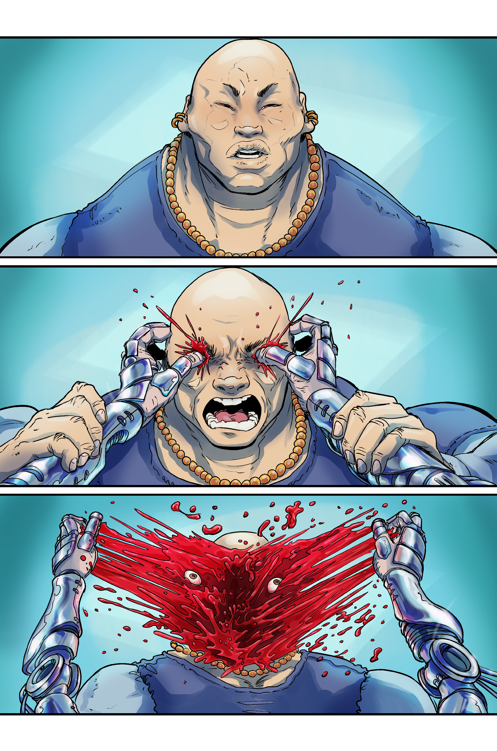 Exit City. Inks by Karl Mostert, story by Mark London.