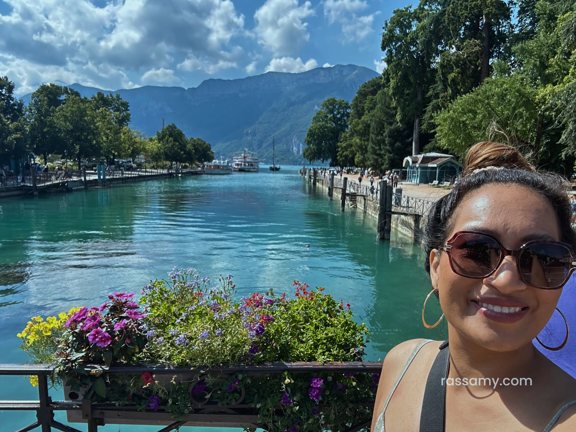 Selfie with Lake Annecy