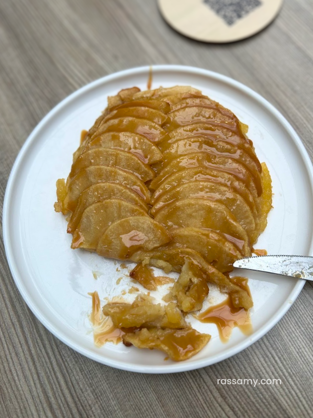 French Apple Tart @ Hotel Restaurant
