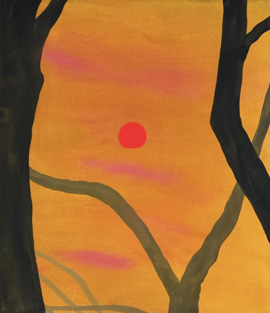 Prae Pupityastaporn, Halbfertig, 2025,  Acrylic on canvas, 69 x 79cm,  AUD5,850