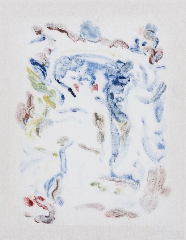 ERICA D'ALI,&nbsp;  UNTITLED I (AFTER BRONZINO),&nbsp;2025,&nbsp;  Oil on cotton, 30 x 25cm,  POA