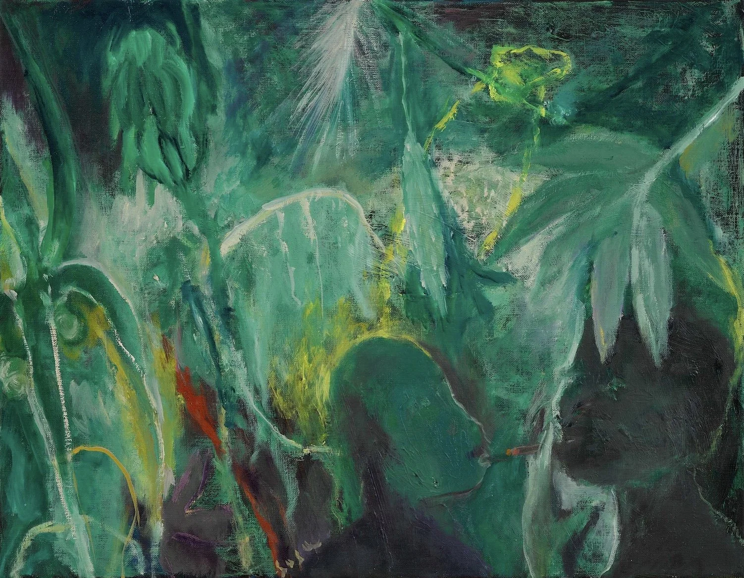 Sosa Joseph, The Farm Thieves, 2025, oil on canvas, 35.88 x 46cm, USD25,000