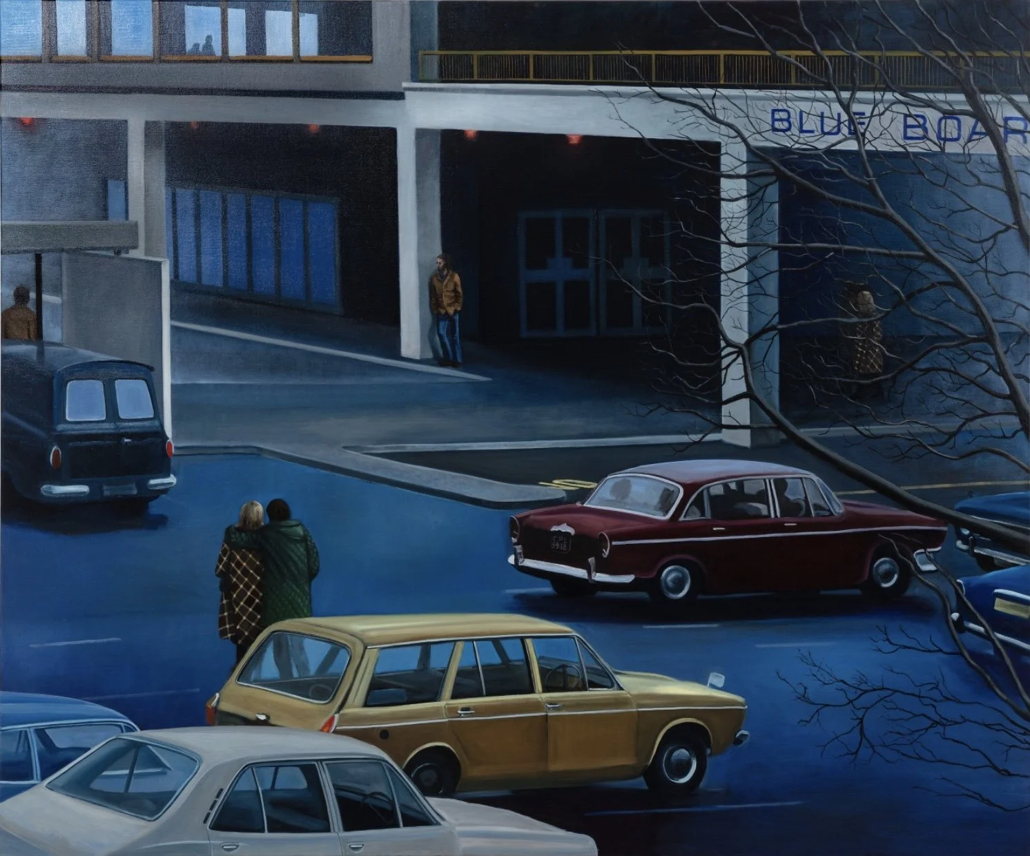 Anne Wallace, Passing Moment, 2023, oil on linen, 152.5 x 183cm