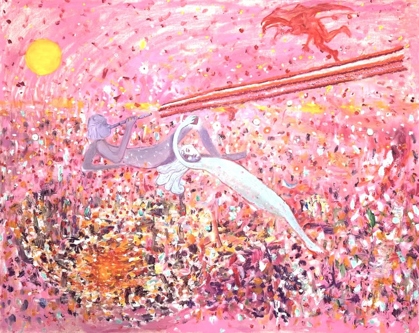 Robby Bennett, A Reflection of Venus, 2026, oil on cotton, 120 x 150cm