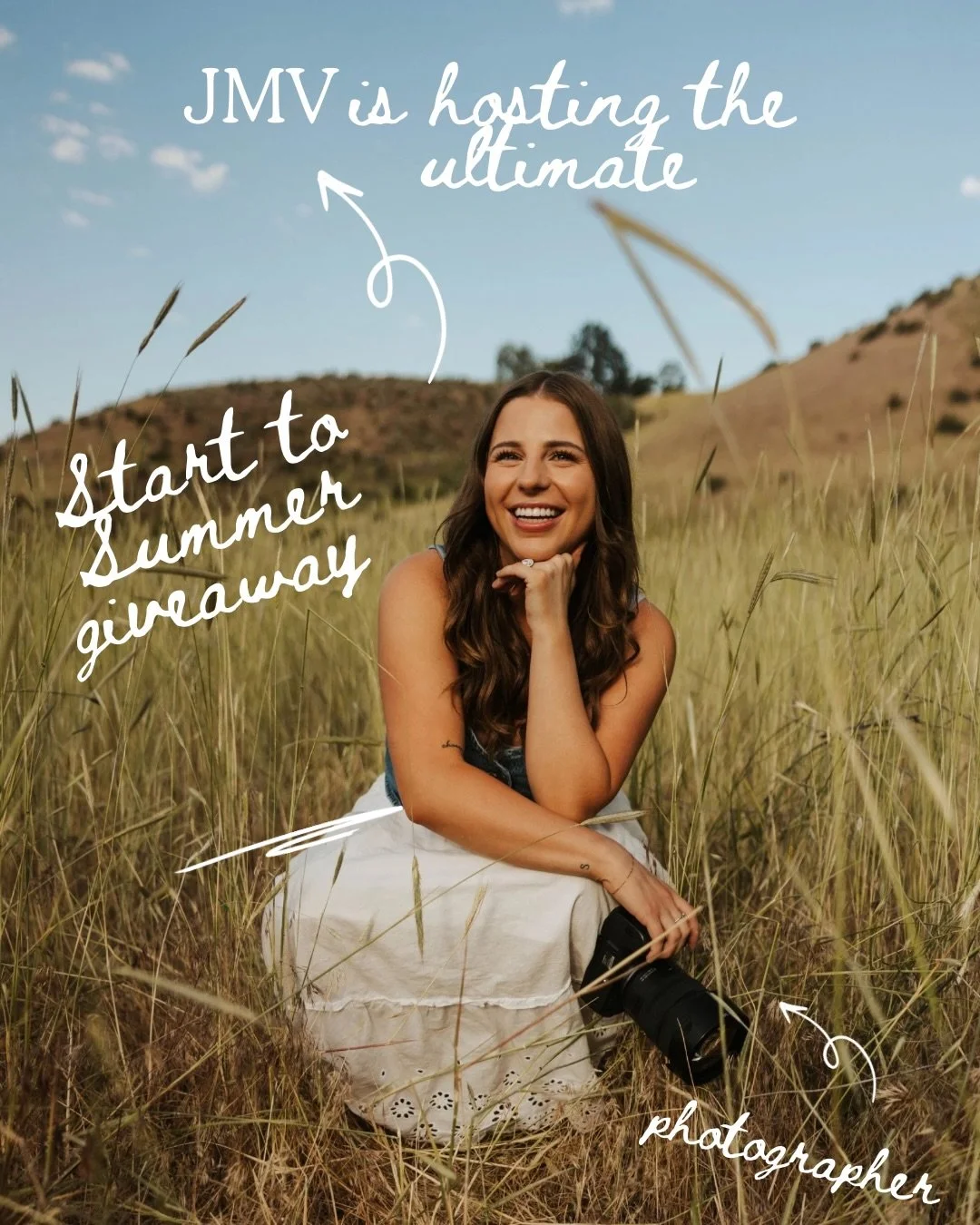 ☀️ ULTIMATE START TO SUMMER GIVEAWAY ☀️

I teamed up with some AMAZING local women-owned businesses to create the ultimate summer giveaway for one lucky winner ✨🤍

WIN:
📸 A session with JMessick Visuals
(senior, family, or couples session)
*can&rsq