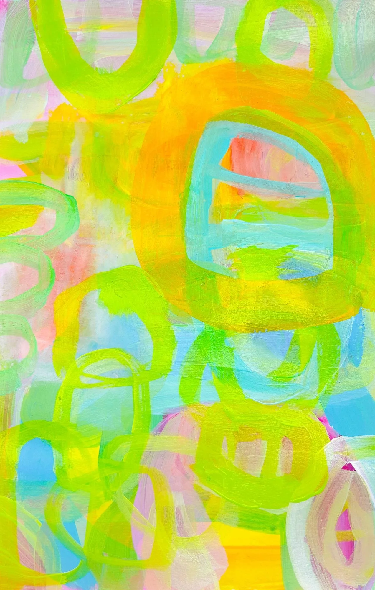 Abstract colorful art February 2026