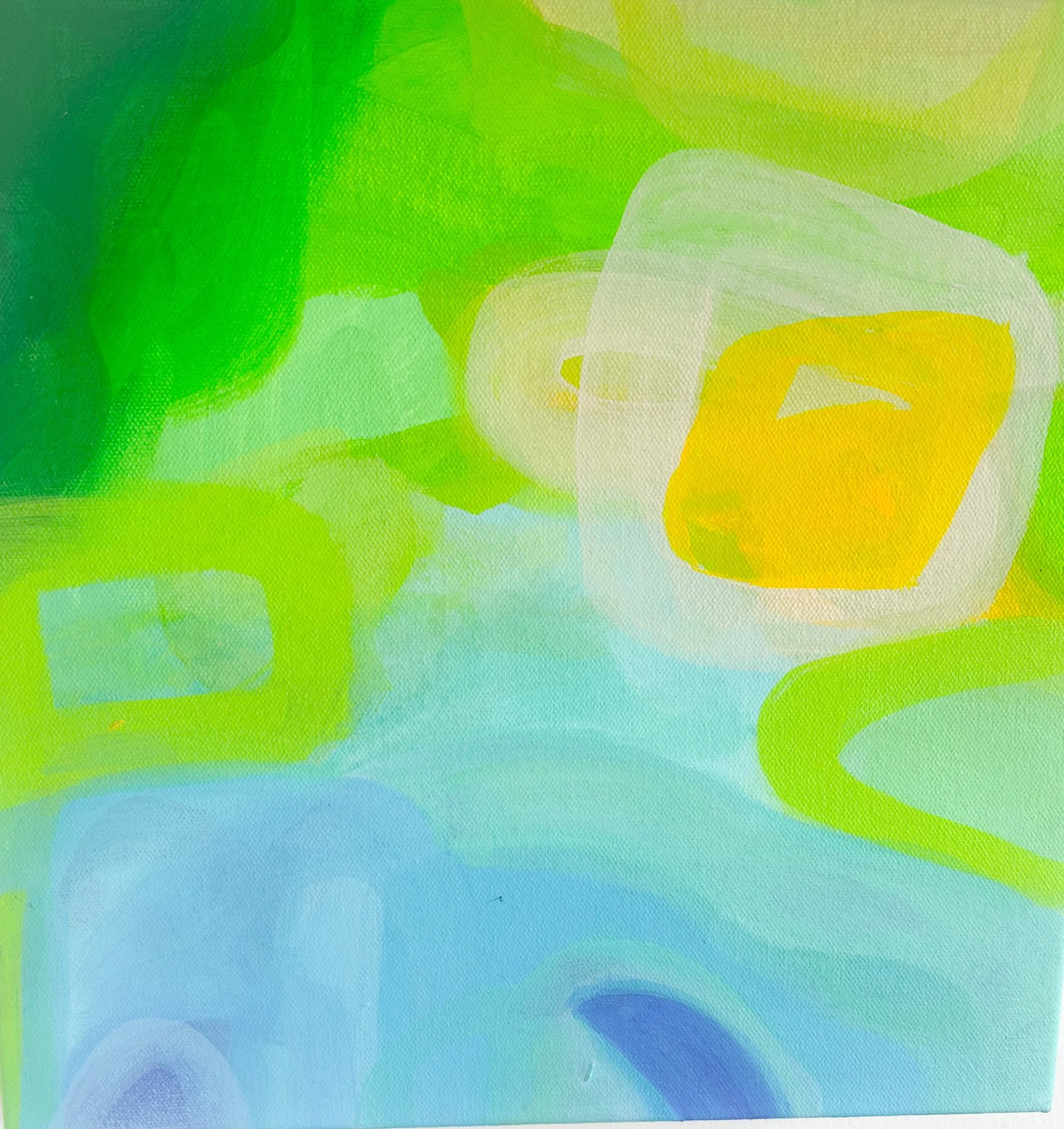 Here Comes the Sun Abstract Painting