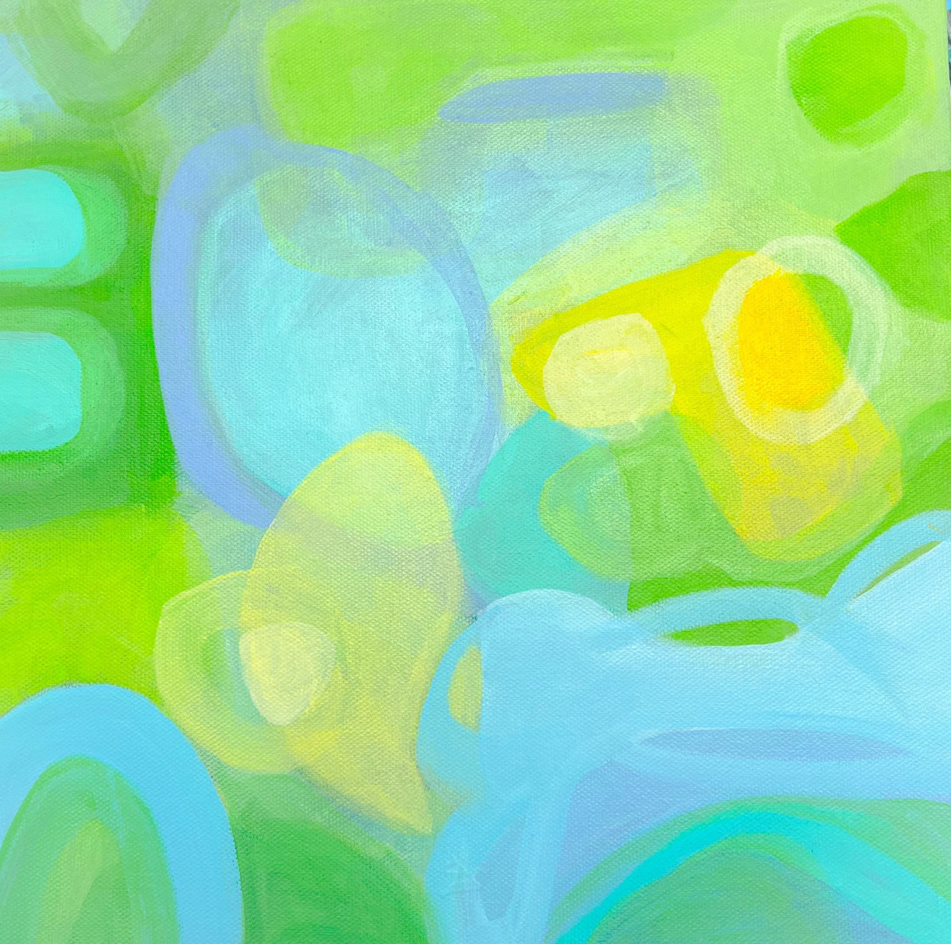 Between Sea and Sky Abstract Painting