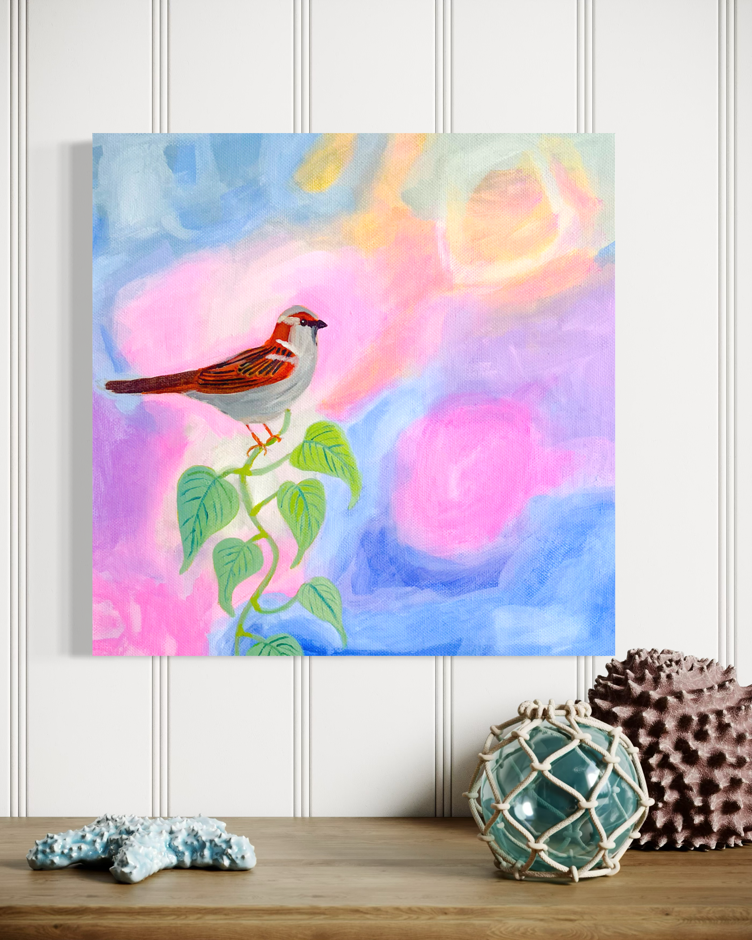 Sweet Sparrow painting