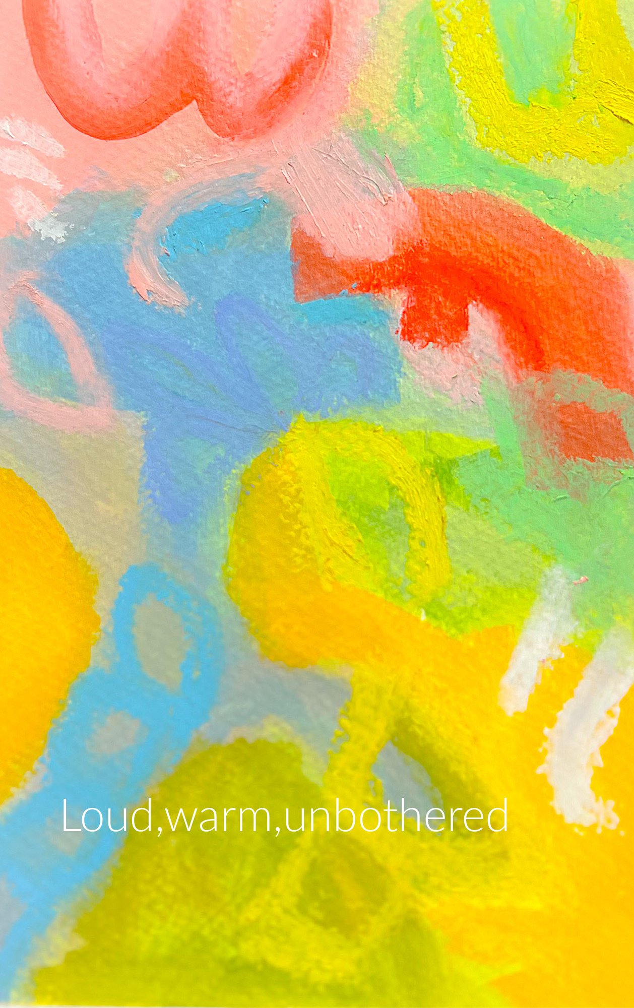 Abstract art, blues and green