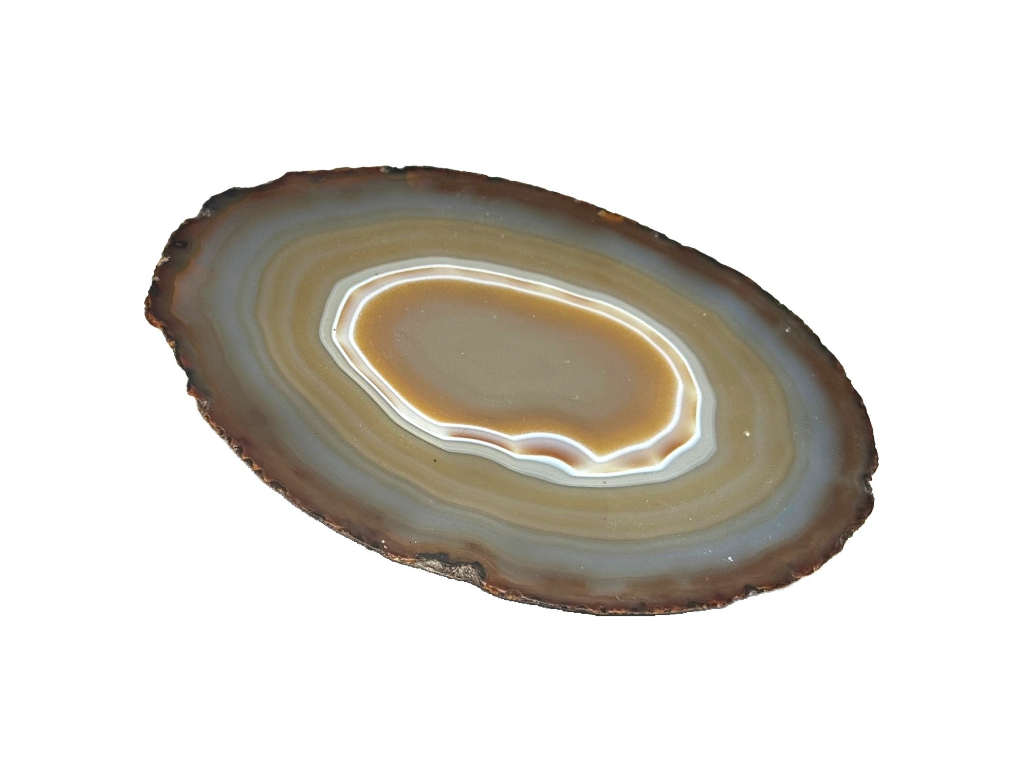 Polished Agate Geode Slab