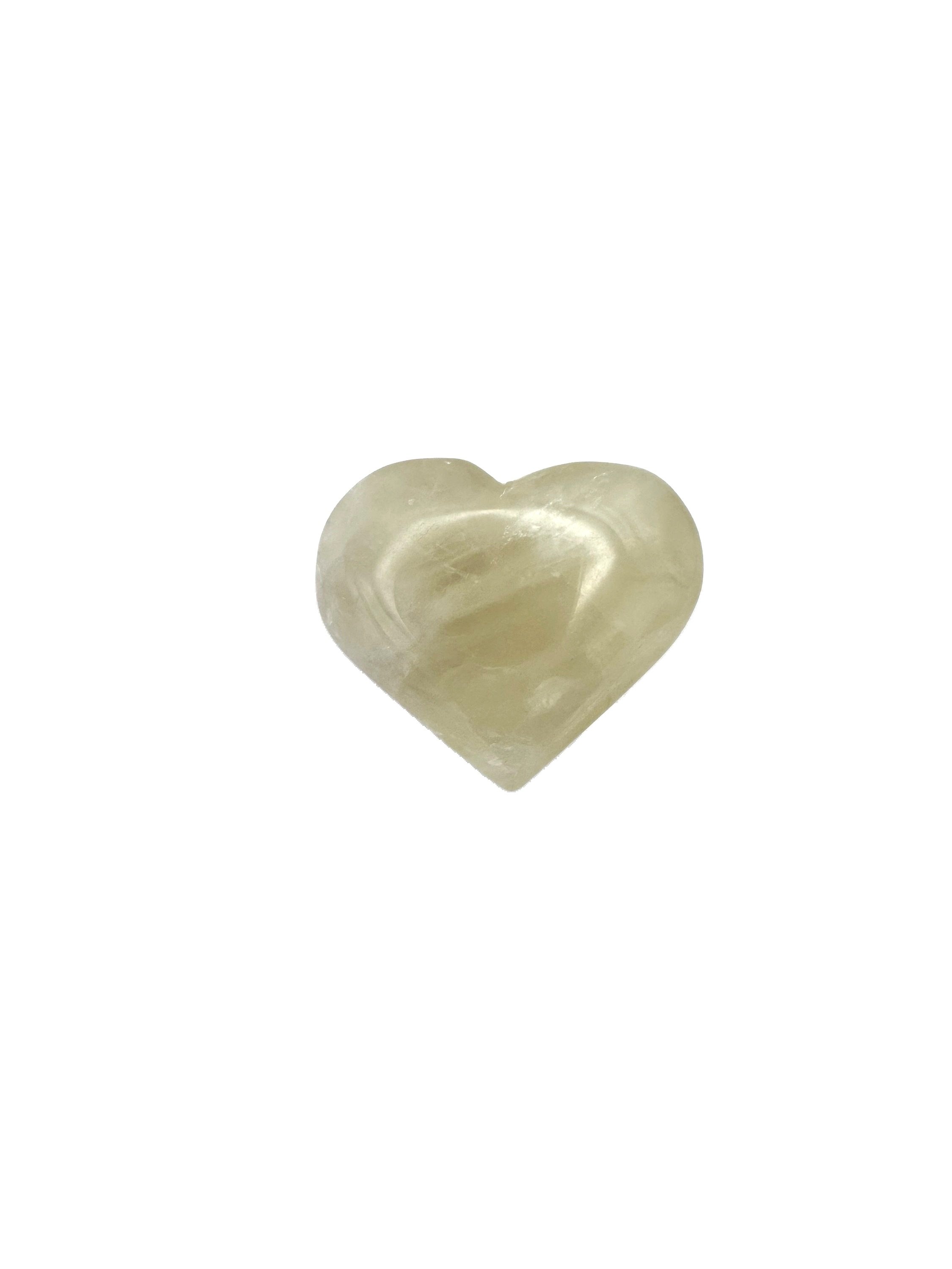 Citrine Heart 2 inch