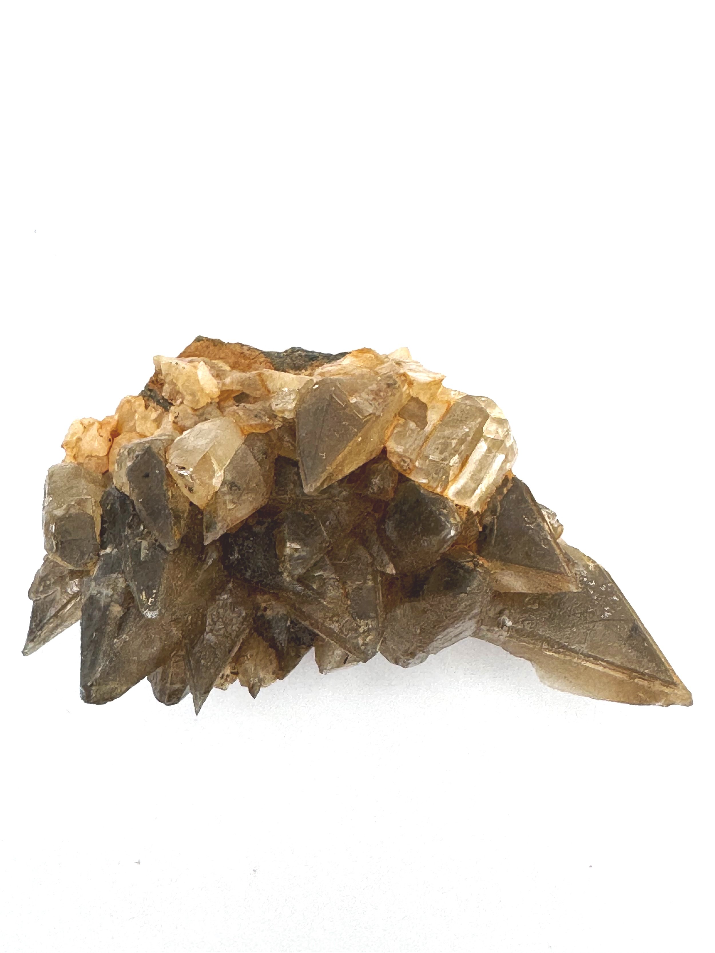 Dog Tooth Calcite Orange Smokey