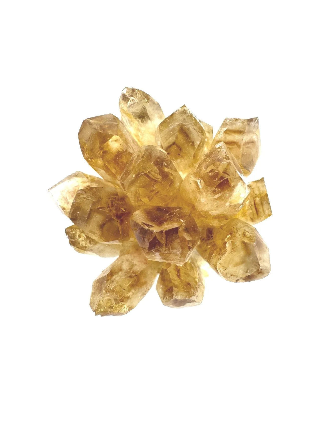 Citrine Cluster Yellow