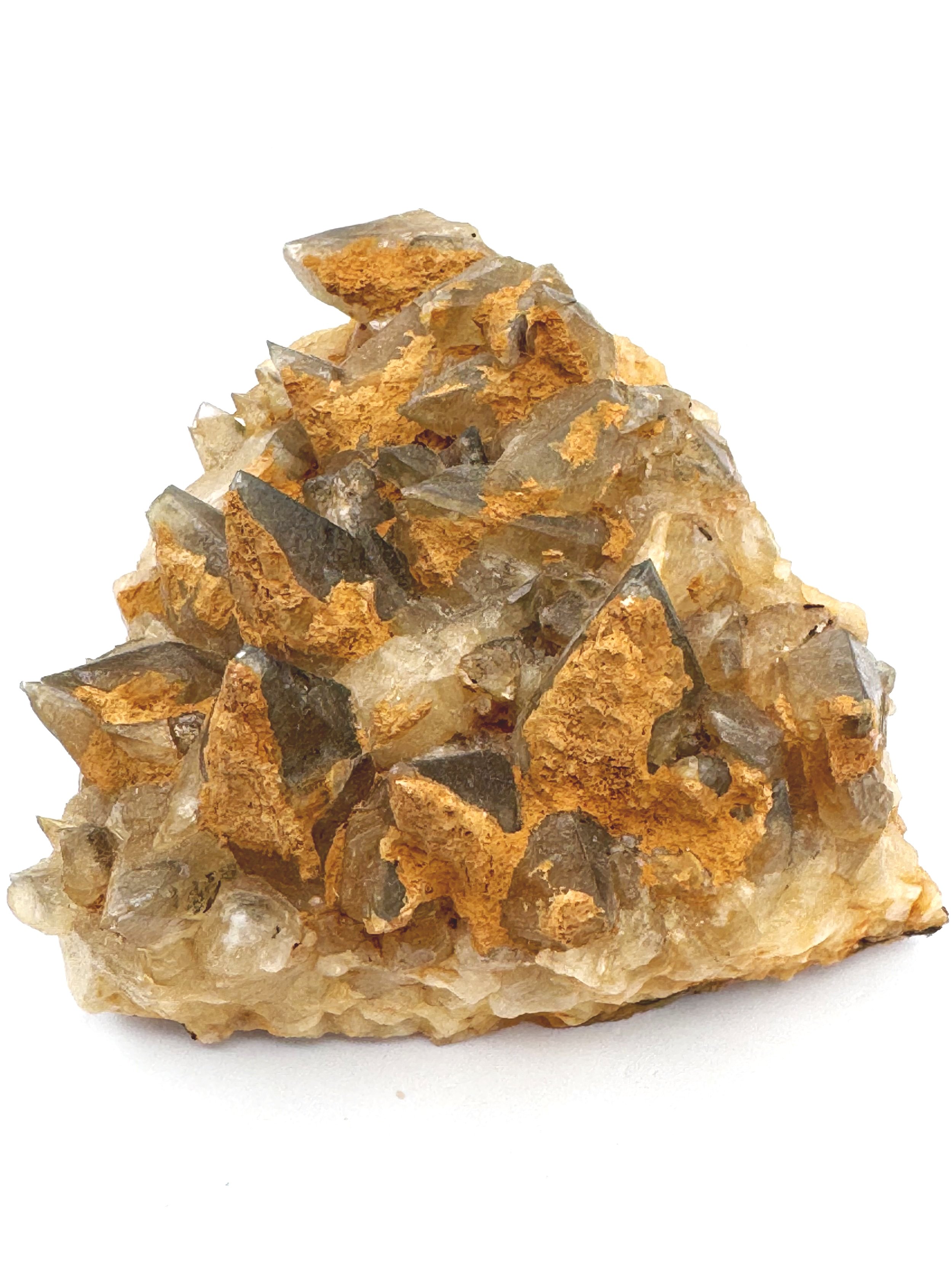 Dog Tooth Calcite Orange Smokey
