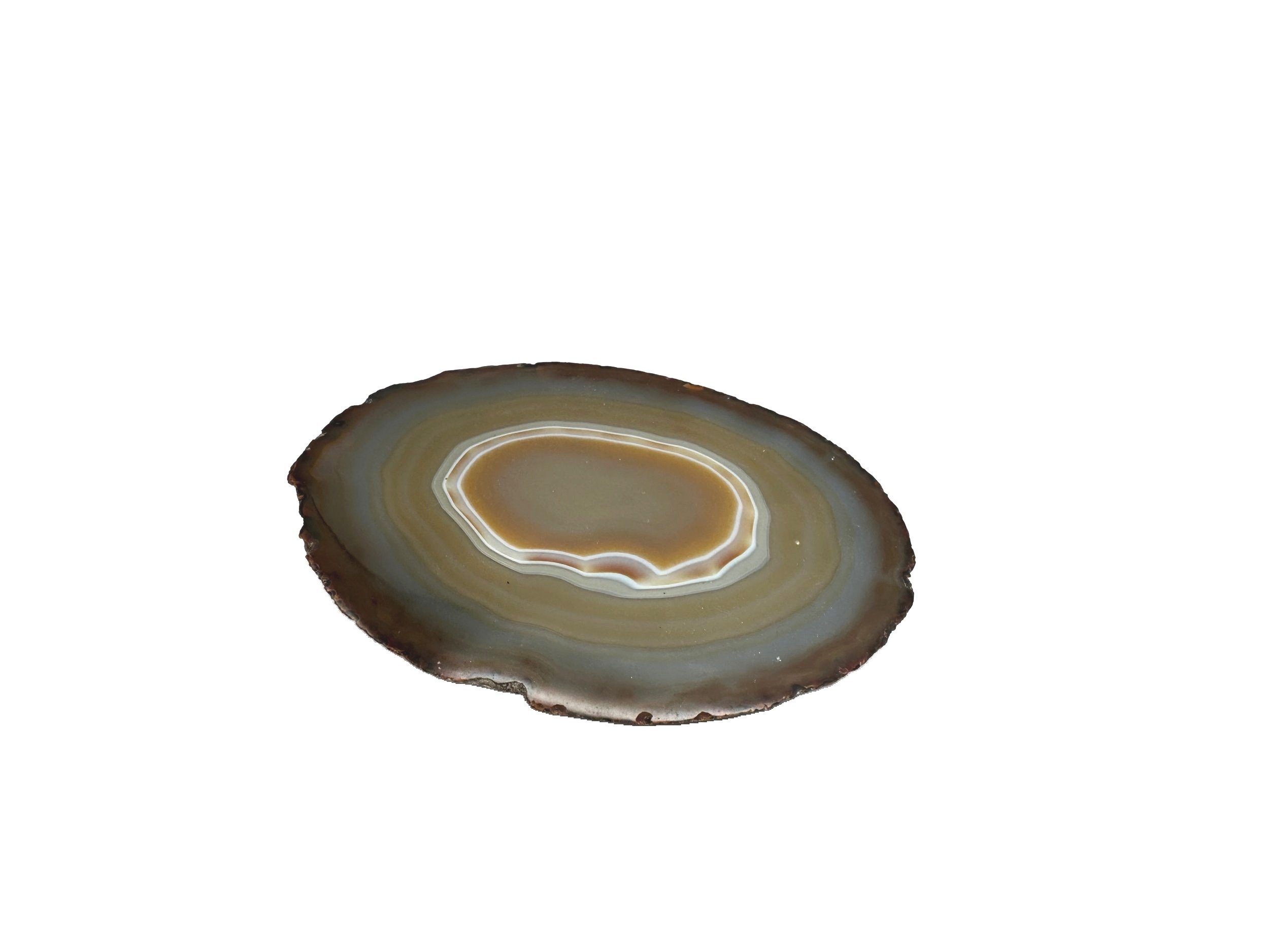 Polished Agate Geode Slab