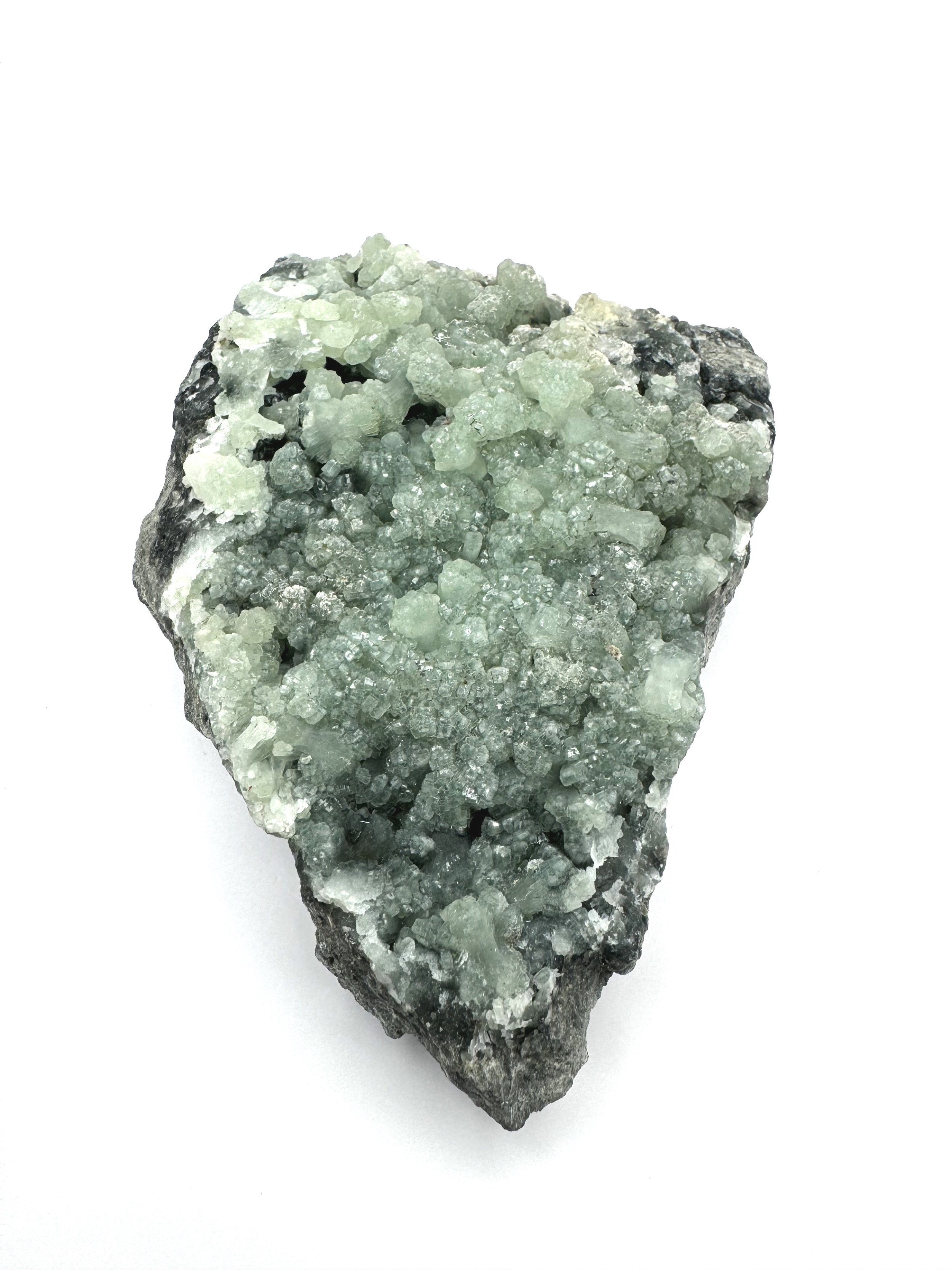 Green Prihnite Cluster Mineral