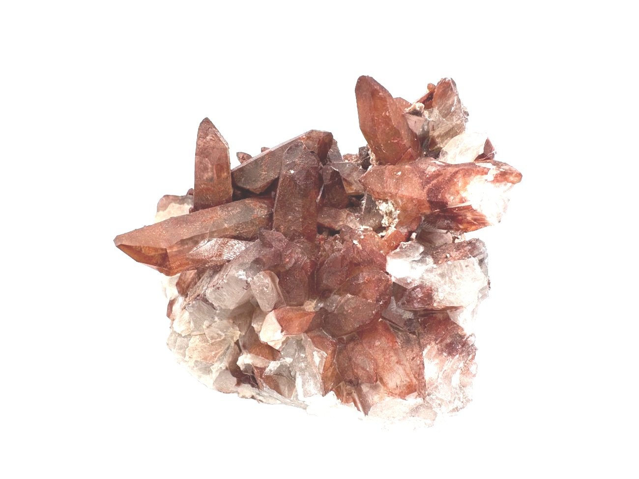 Red Quartz cluster
