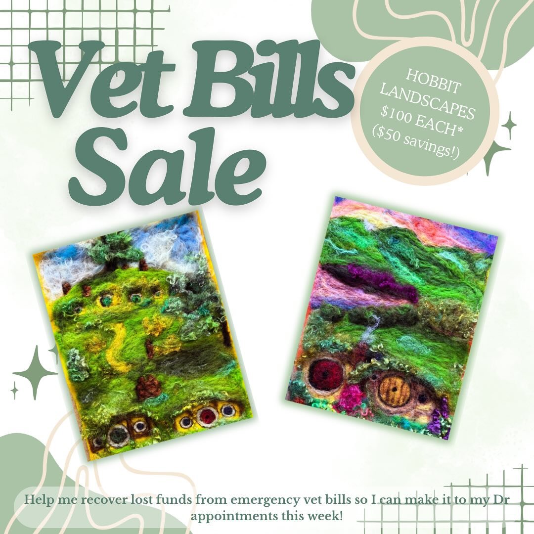 Thank you to everyone who has ordered mystery packs! I&rsquo;m still trying desperately to make up for Gandalf&rsquo;s final medical visits, so here&rsquo;s a couple more pieces to hopefully entice you! I have 2 big appointments this week that I&rsqu