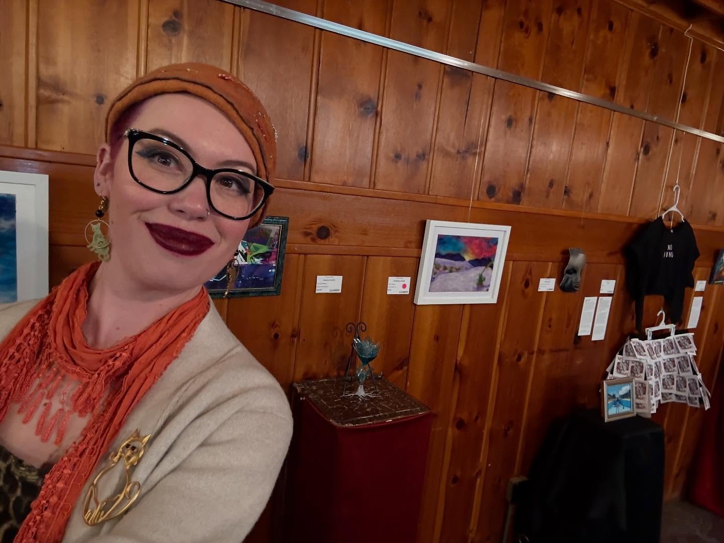 Forgot to post photos from first Friday! Only made it to half the galleries, but got a pleasant surprise when I got the @theethospueblo and found one of my pieces already sold! It was really good to see so many friends out for the art walk. It&rsquo;