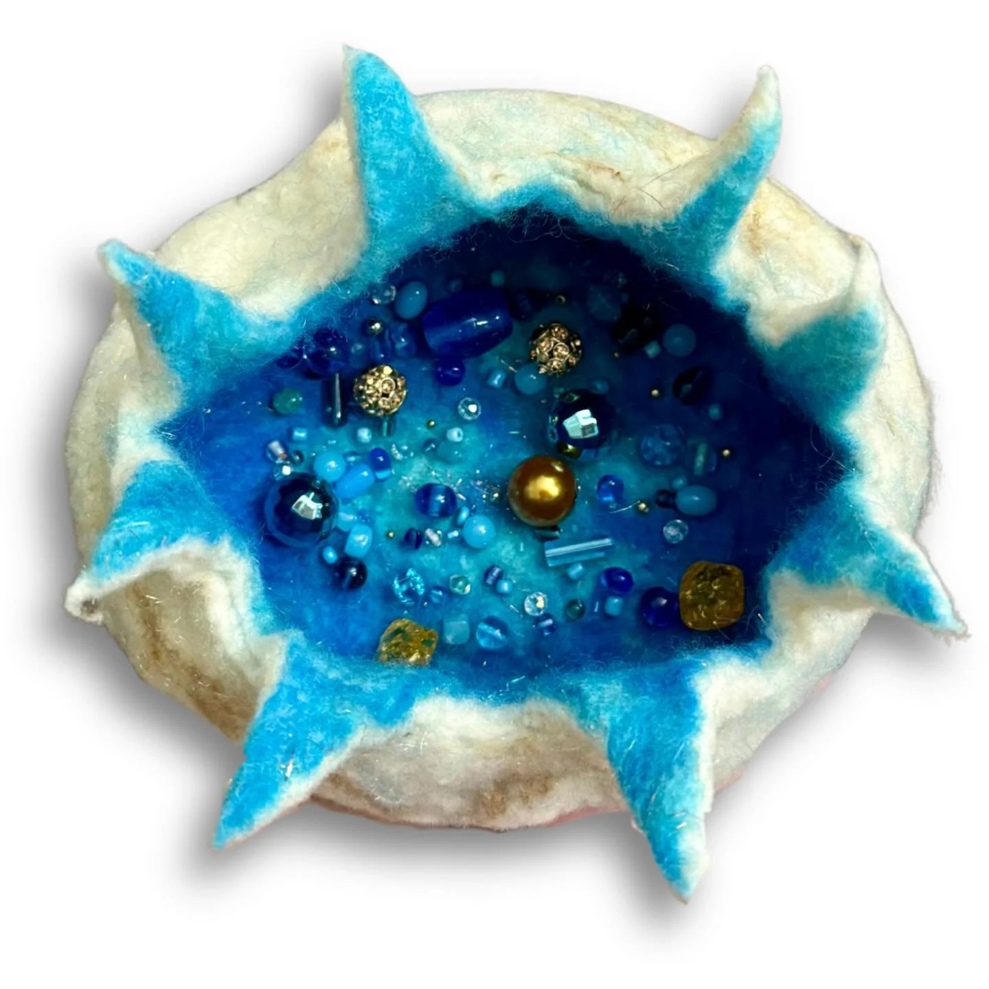 THE STAR (SOLD) - soft sculpture- The Star is one of my favorite tarot cards. It represents hope and rejuvenation, inspiration, and healing. As we close out this year and begin another, my wish for all of you is that you enter it refreshed. Fill your