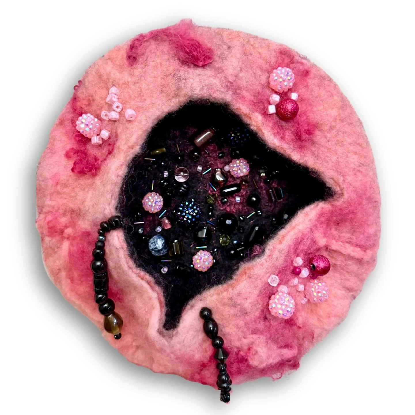 THE DEVIL (SOLD) - soft sculpture - The Devil is one of those cards people always panic at seeing in their readings. It can represent oppression, addiction, obsession or dependency. While it doesn&rsquo;t represent the literal Devil, these kinds of i