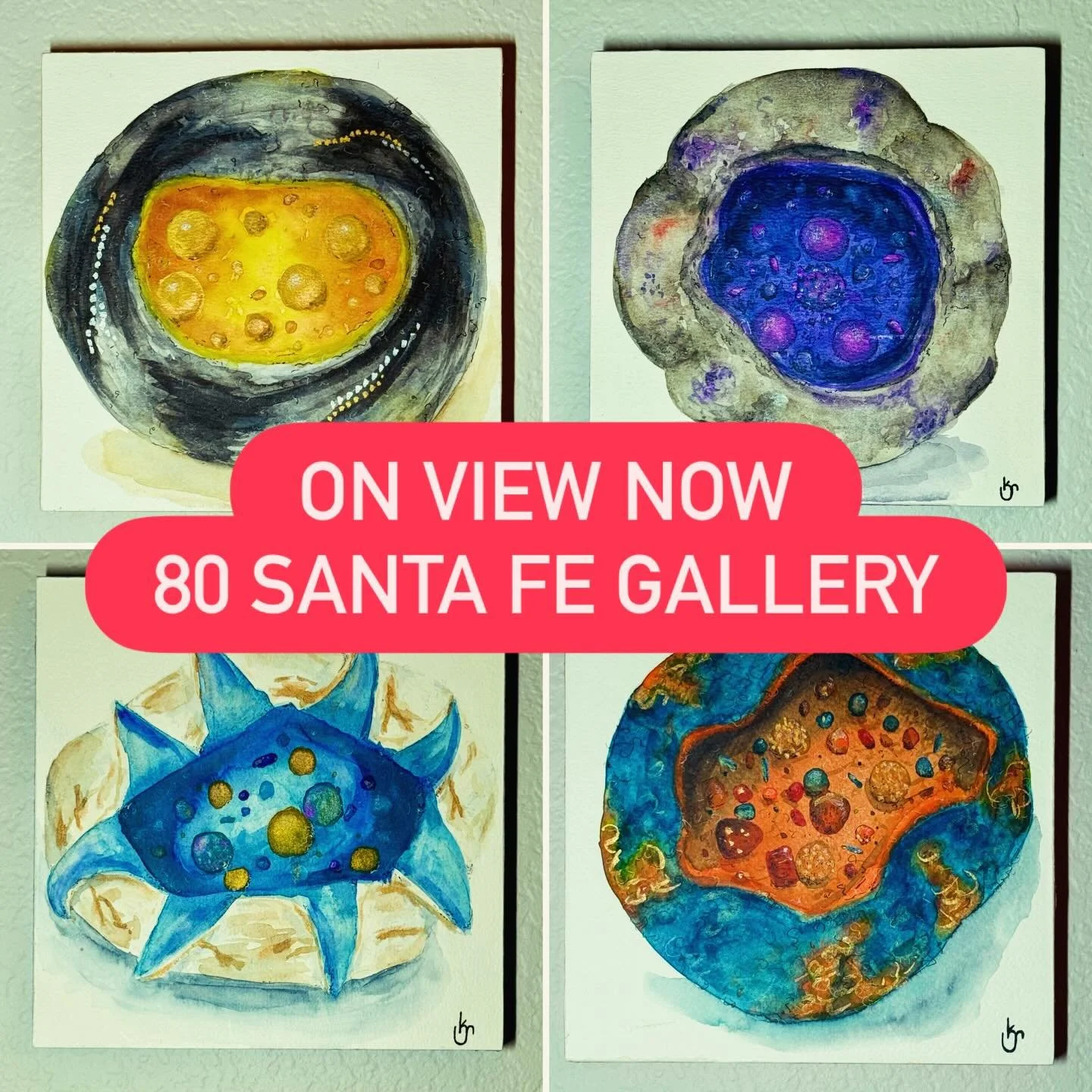 Honored to have four of my pieces selected for the Color Story show at @80santafe gallery in Overland Park, KS! Hopefully I&rsquo;ll have an opportunity to see the show in person, but if you know anyone nearby who might be able to attend, please shar