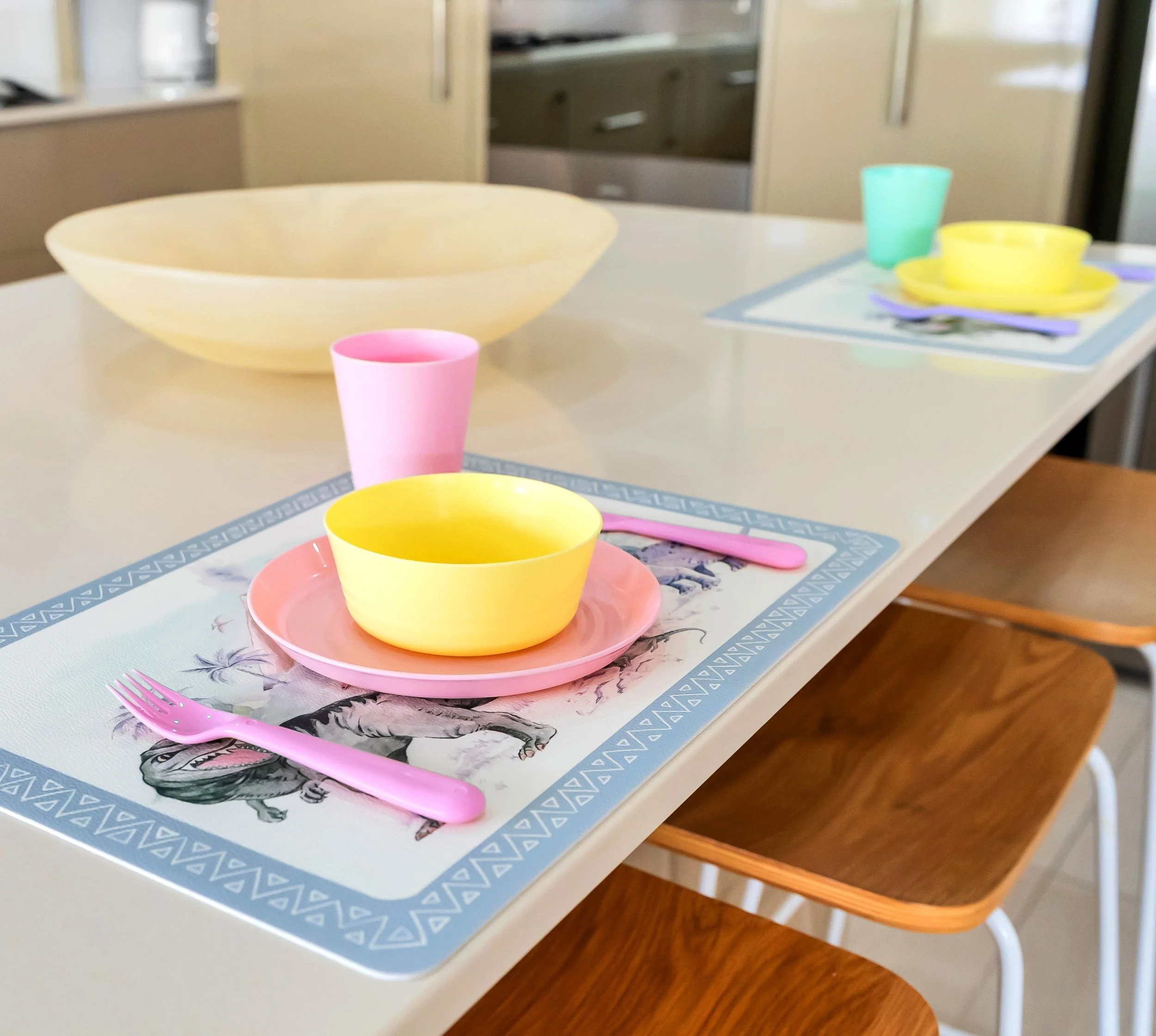 A dinnerware especially for our young guests. High chair and toys available too.