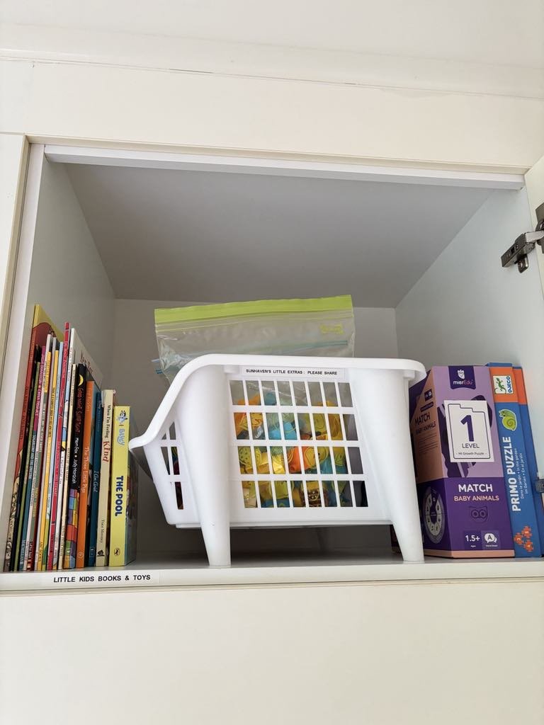 Children's toys and books to enjoy